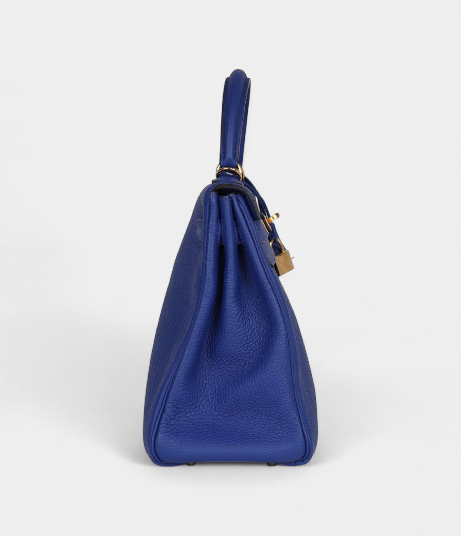 Hermès Kelly 32 Bleu Electric Togo Gold Hardware