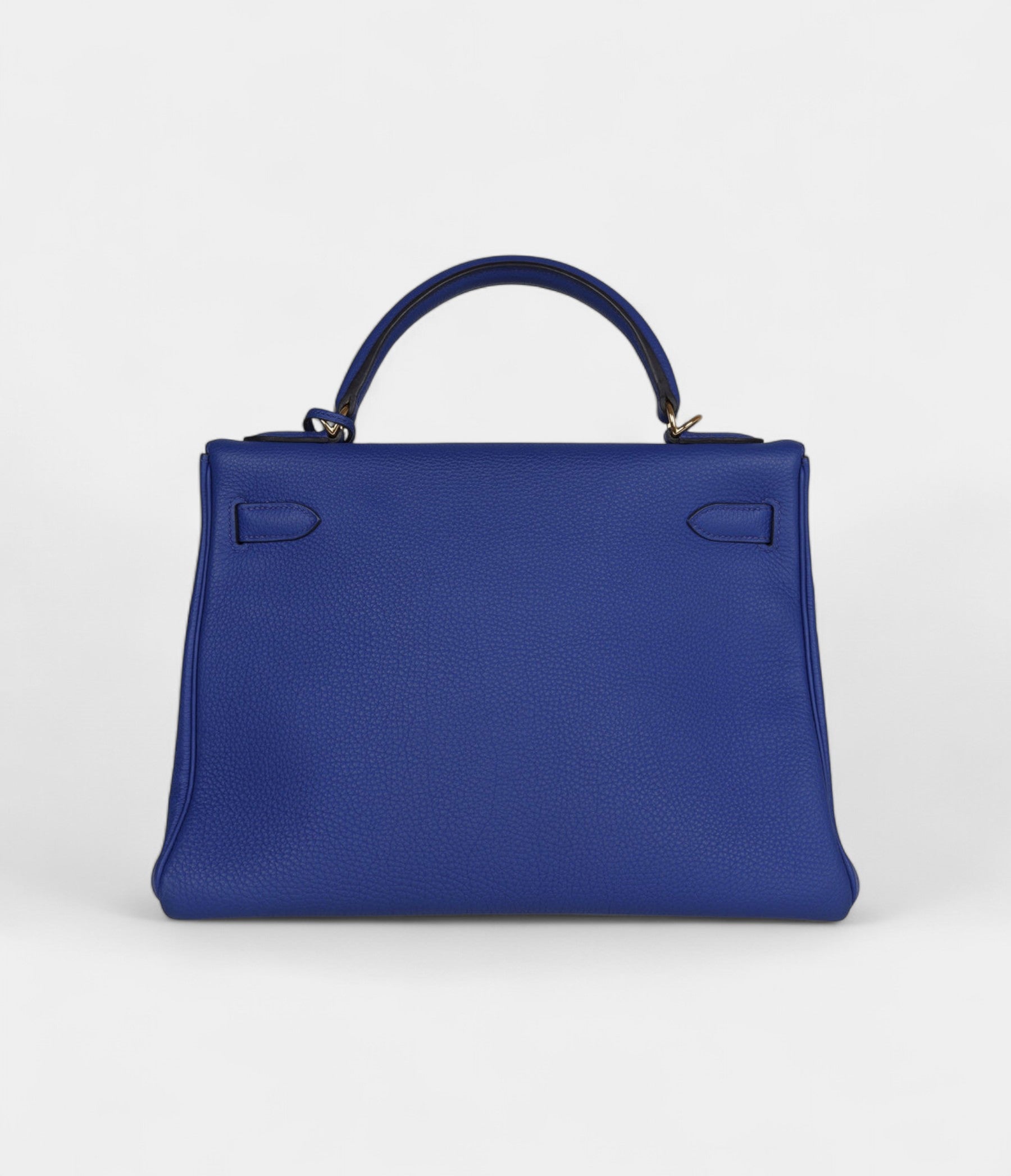 Hermès Kelly 32 Bleu Electric Togo Gold Hardware