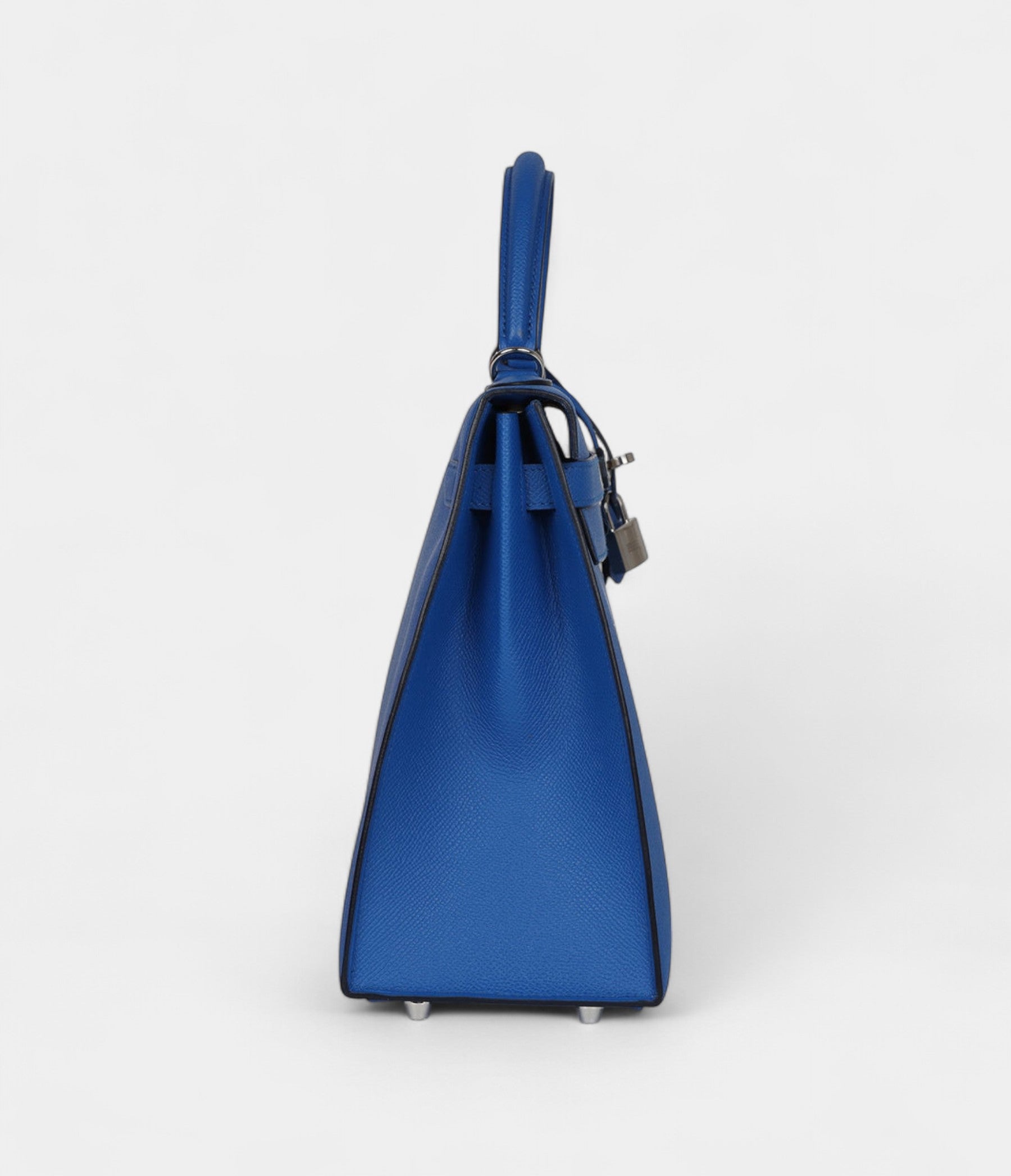 Hermès Kelly 32 Bleu Epsom Palladium Hardware