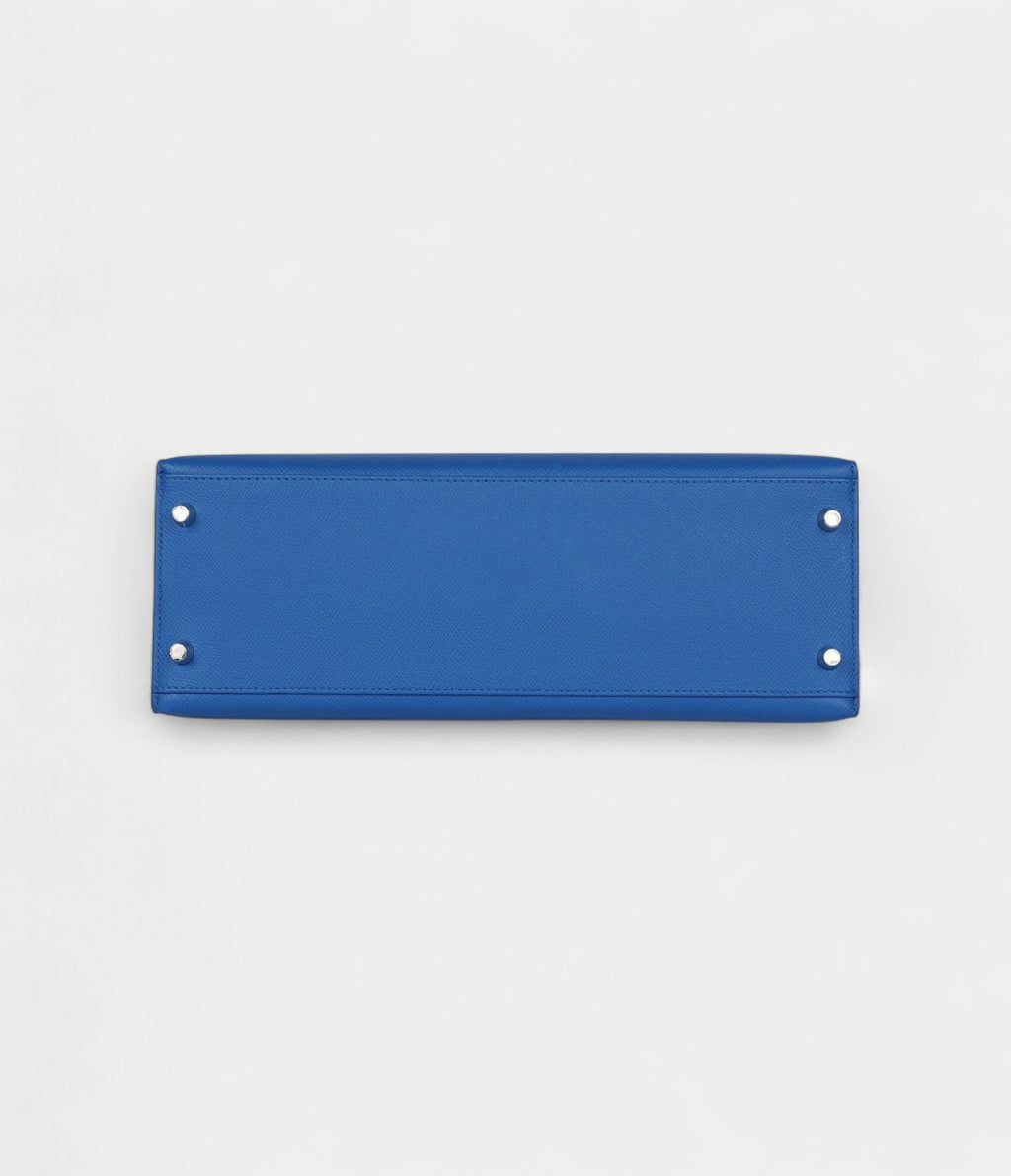 Hermès Kelly 32 Bleu Epsom Palladium Hardware