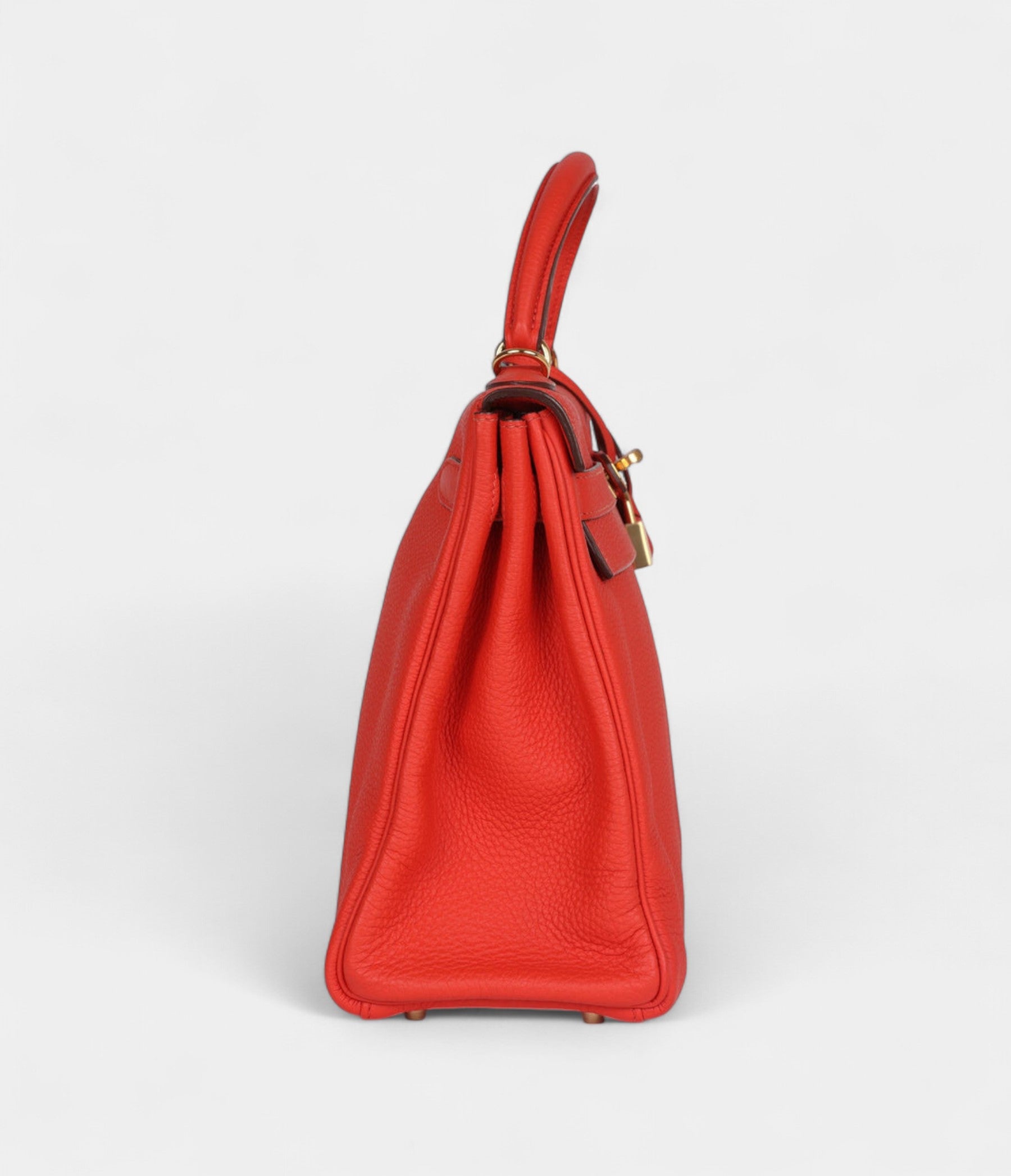 Hermès Kelly 32 Capucine Togo Gold Hardware