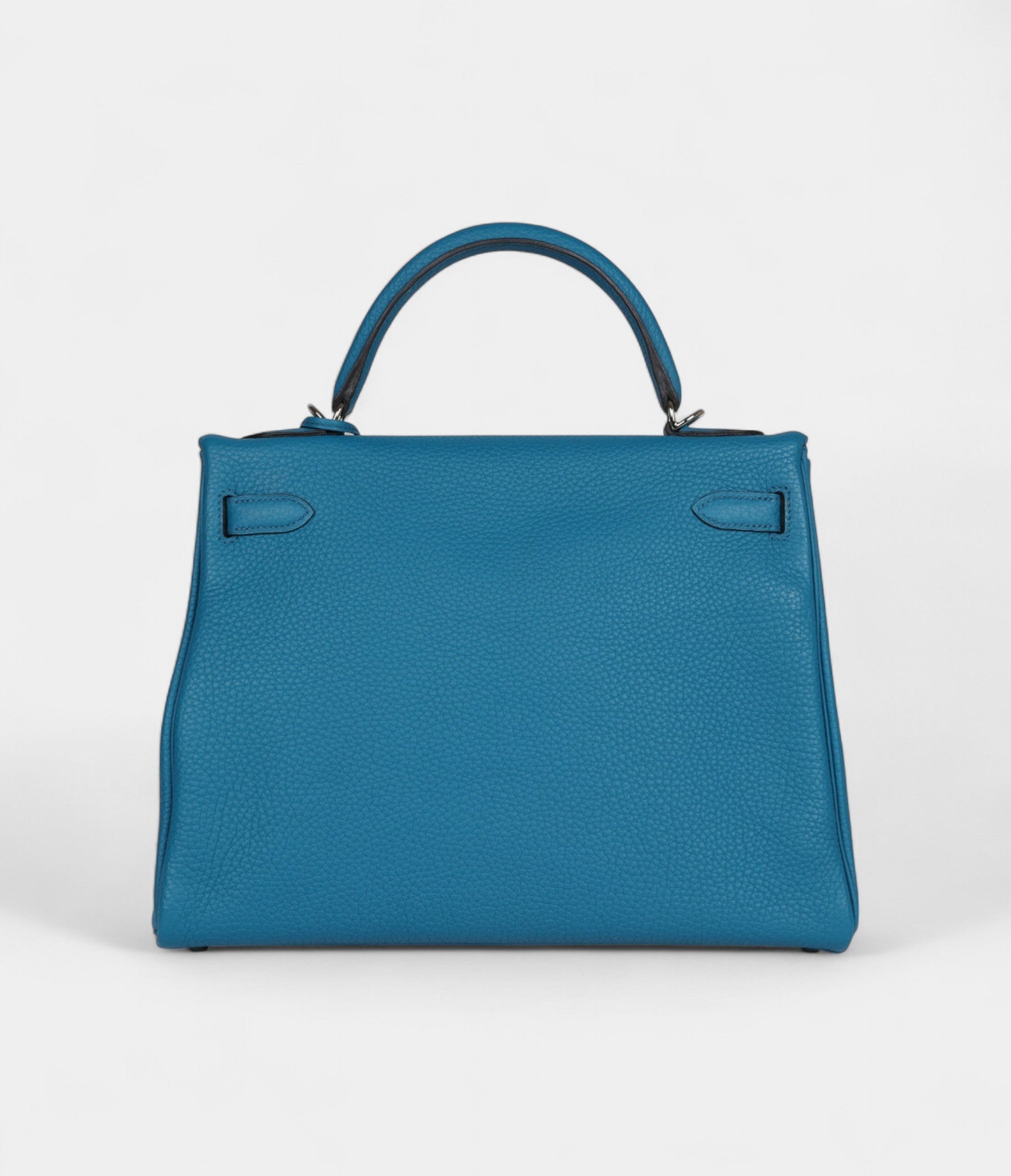 Hermès Kelly 32 Cobalt Clemence Palladium Hardware