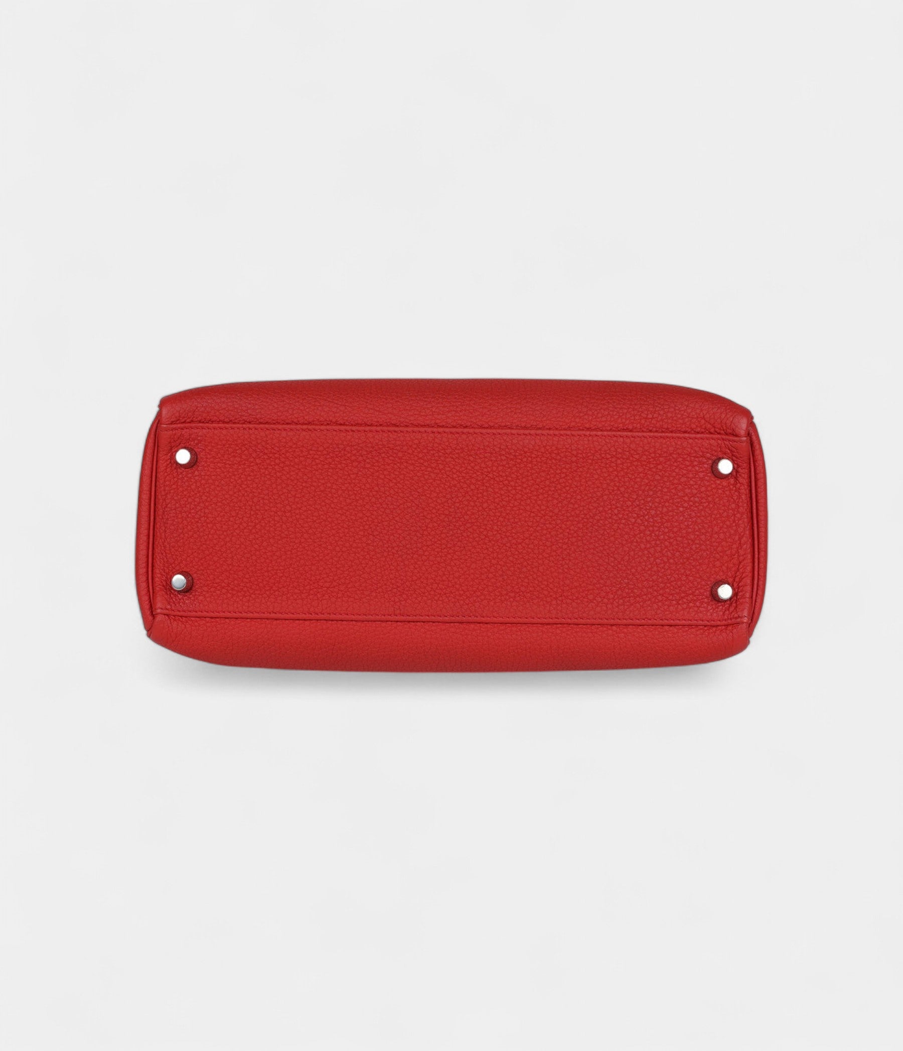 Hermès Kelly 32 Geranium Togo Palladium Hardware