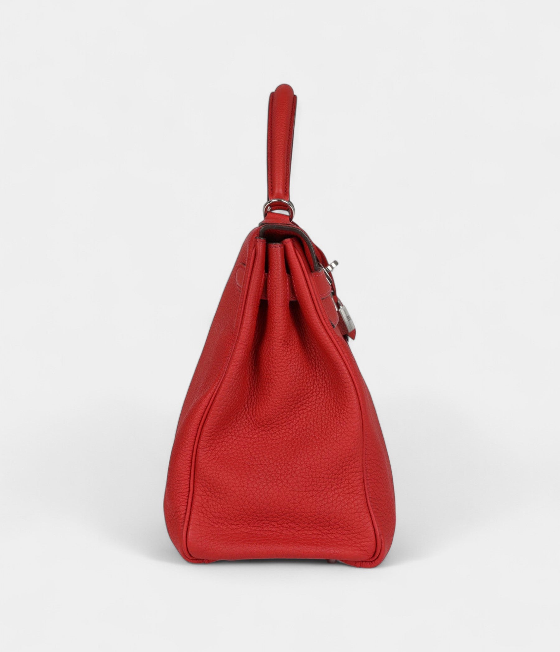 Hermès Kelly 32 Geranium Togo Palladium Hardware