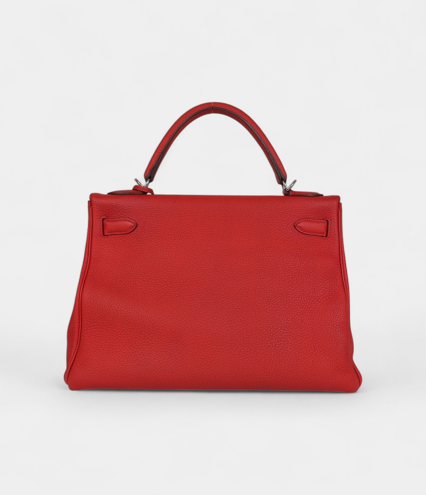 Hermès Kelly 32 Geranium Togo Palladium Hardware