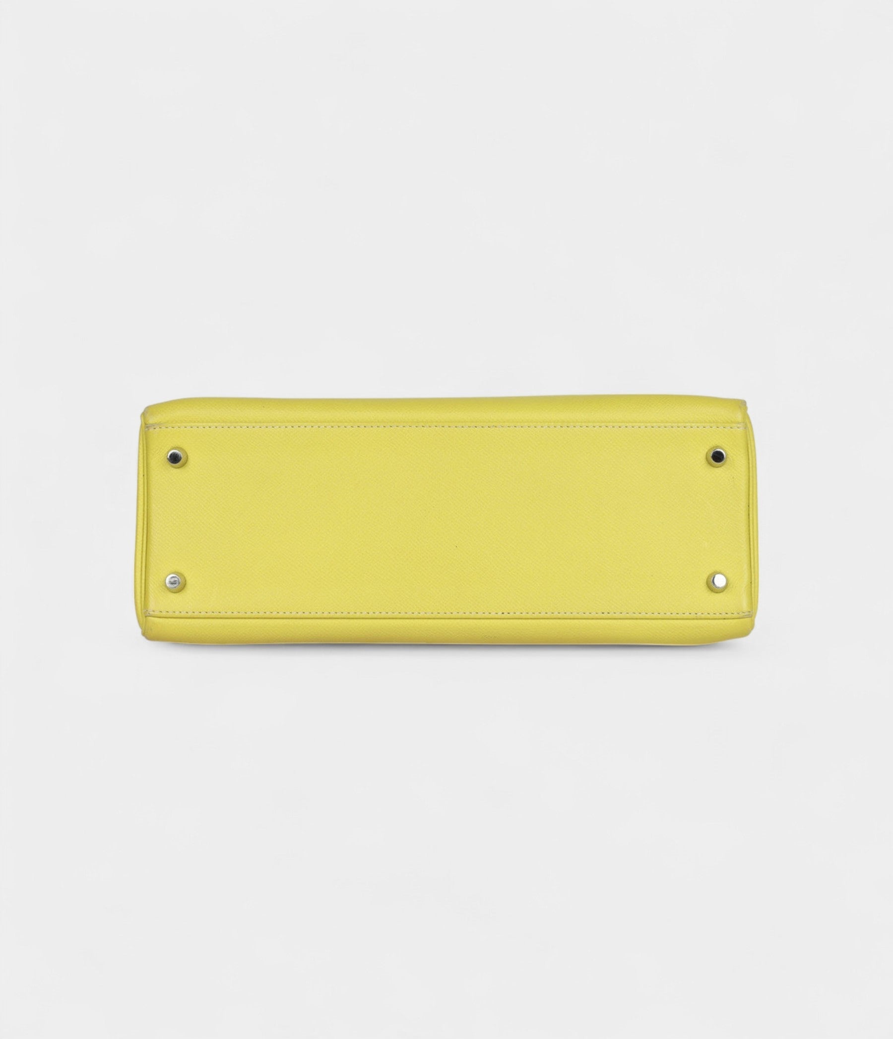 Hermes Kelly 32 Lime Candy Epsom Palladium Hardware