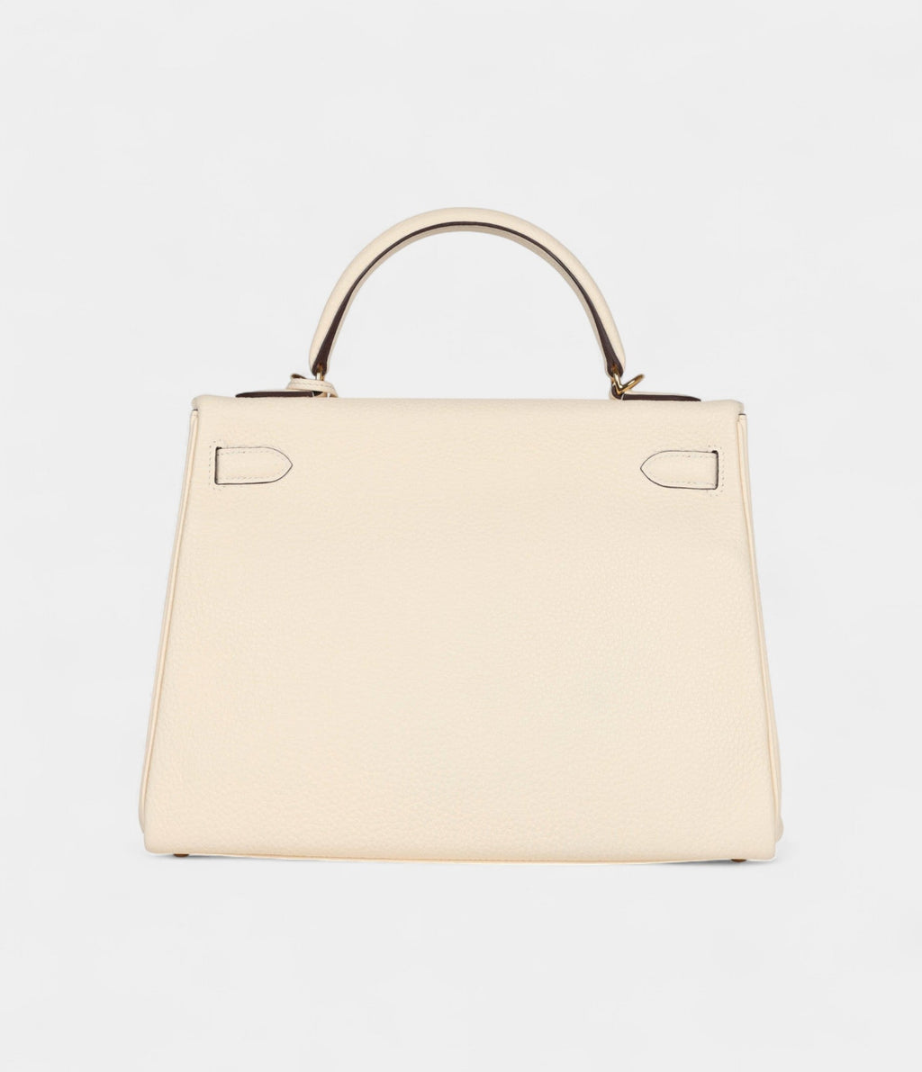 Hermes Kelly 32 Nata Clemence Gold Hardware