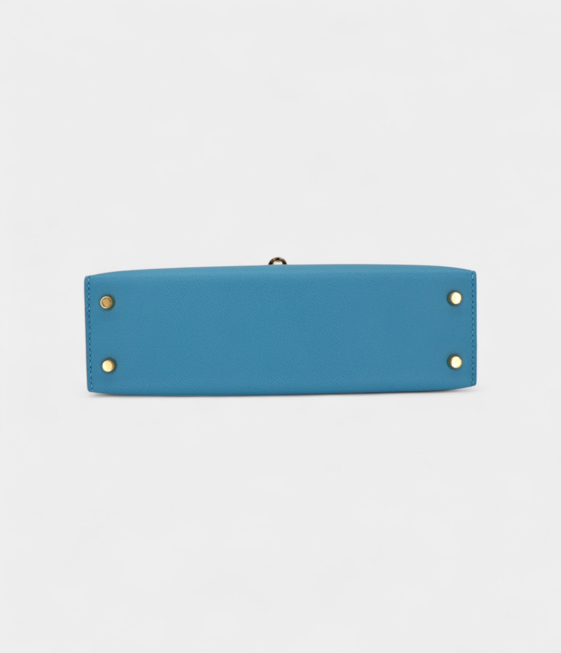 Hermès Kelly II Sellier Mini Bleu Du Nord Madame Gold Hardware