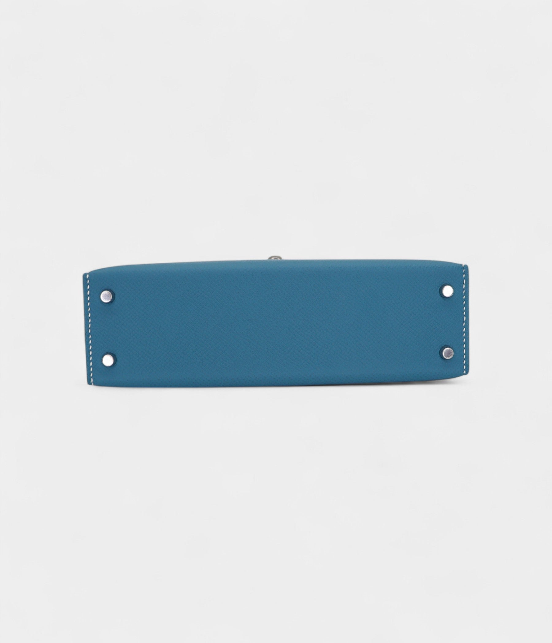 Hermès Kelly II Sellier Mini Bleu Jean Epsom Leather Palladium Hardware