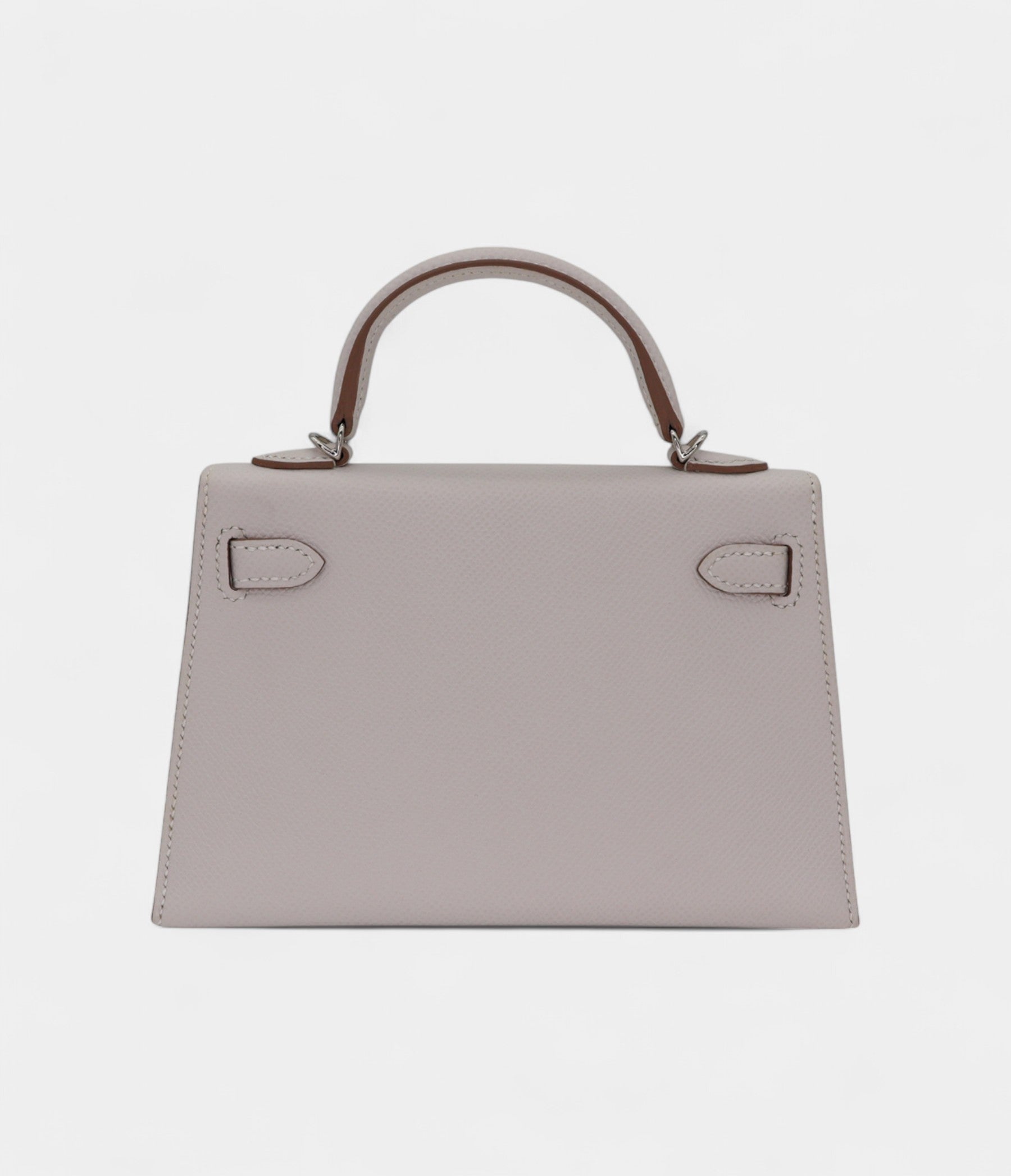 Hermès Kelly II Sellier Mini Gris Pale Epsom Leather Palladium Hardware