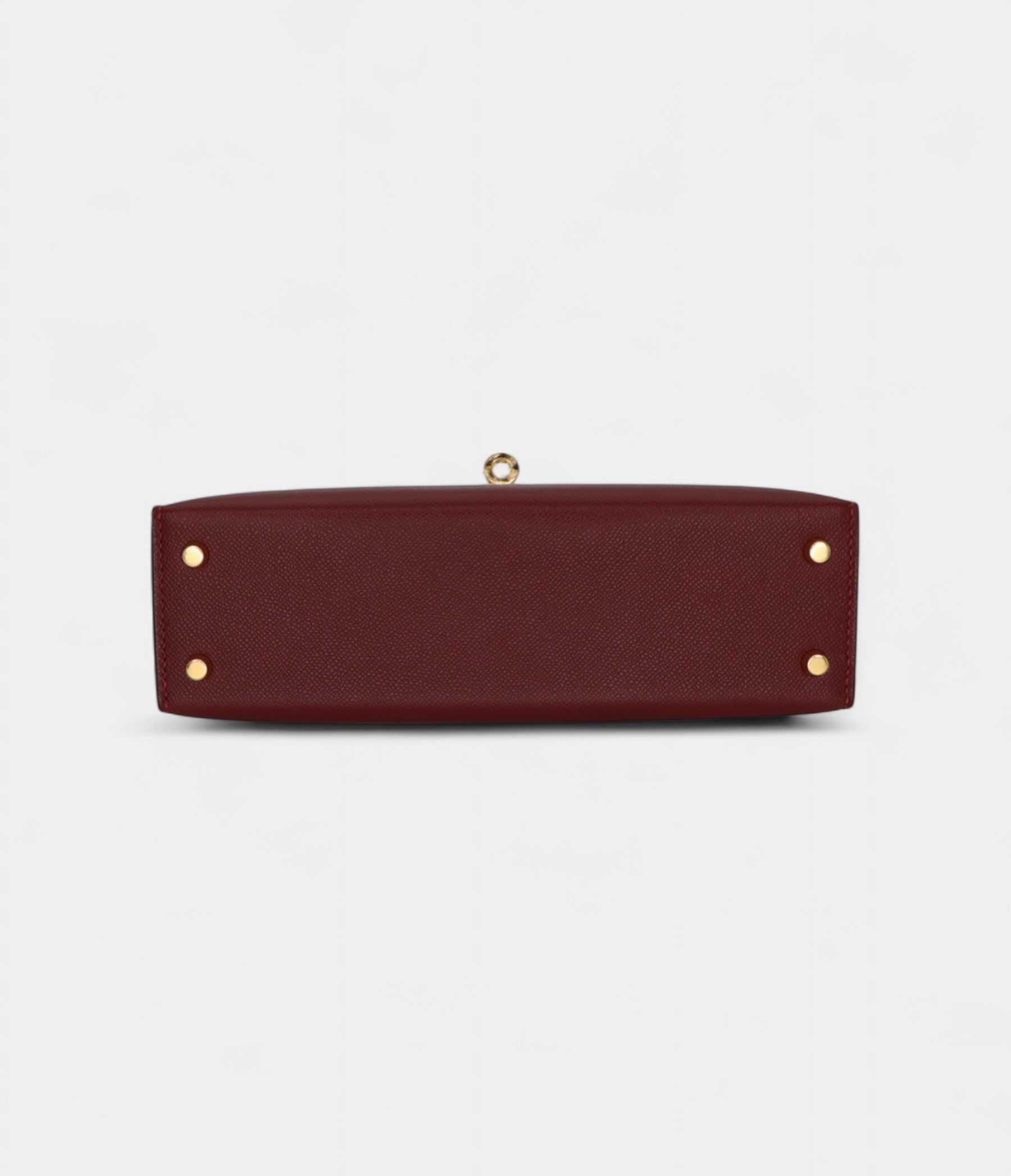 Hermès Kelly II Sellier Mini Rouge H Madame Leather Gold Hardware