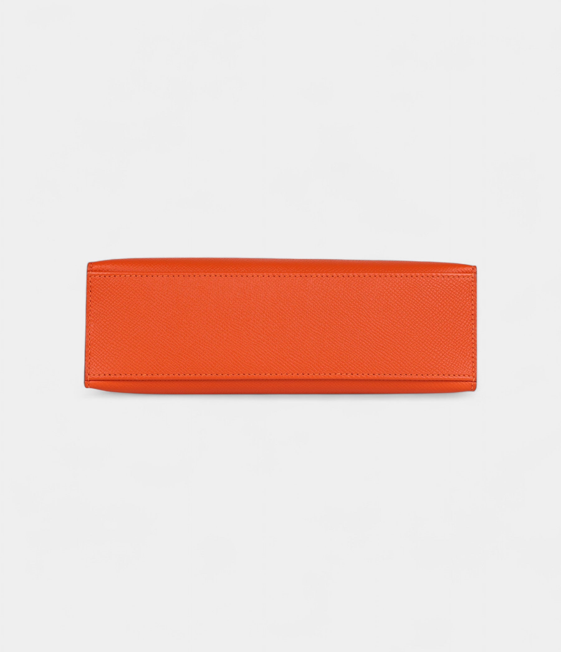 Hermès Kelly Pochette Feu Epsom Palladium Hardware