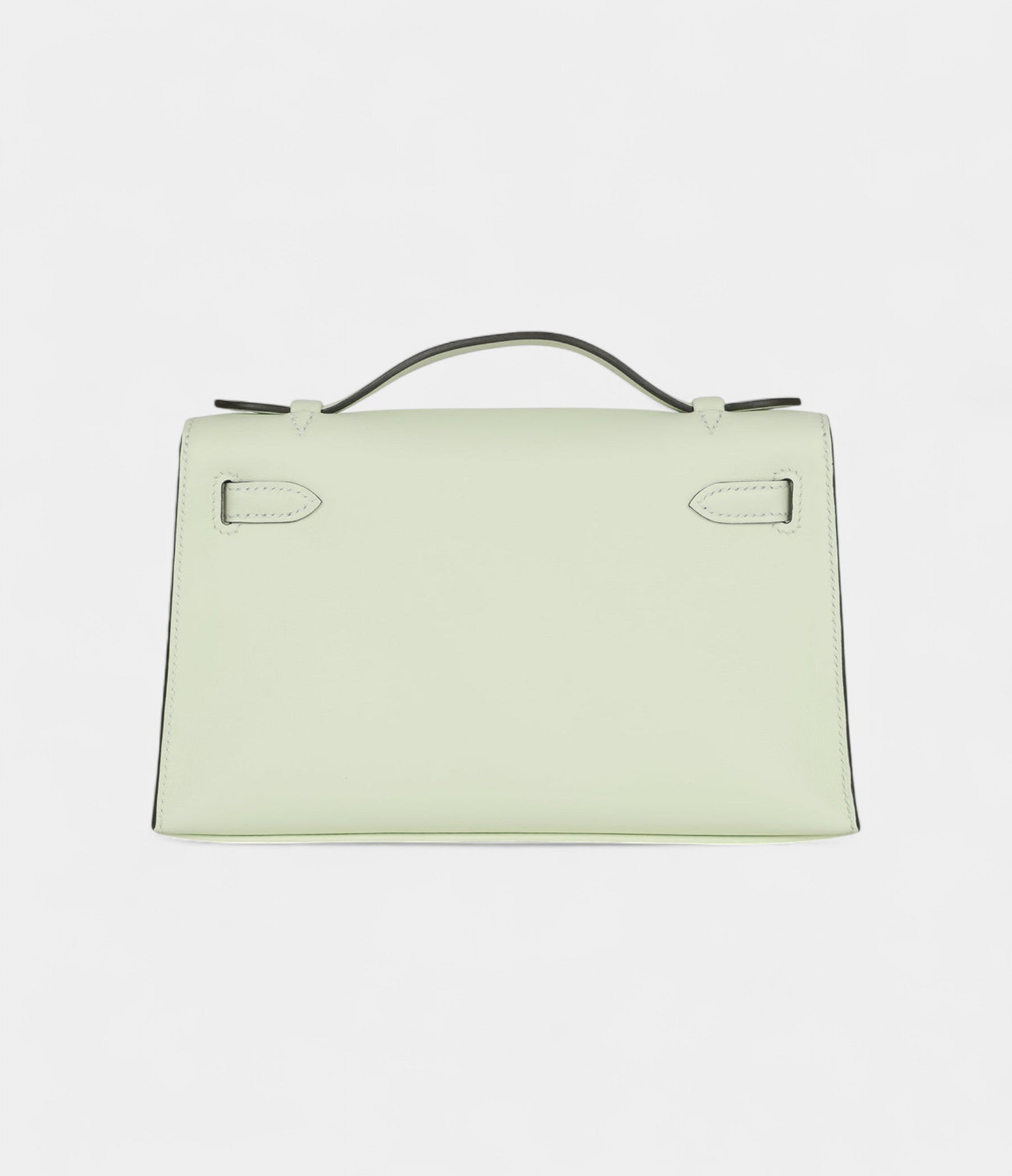 Hermès Kelly Pochette Vert Fizz Swift Palladium Hardware