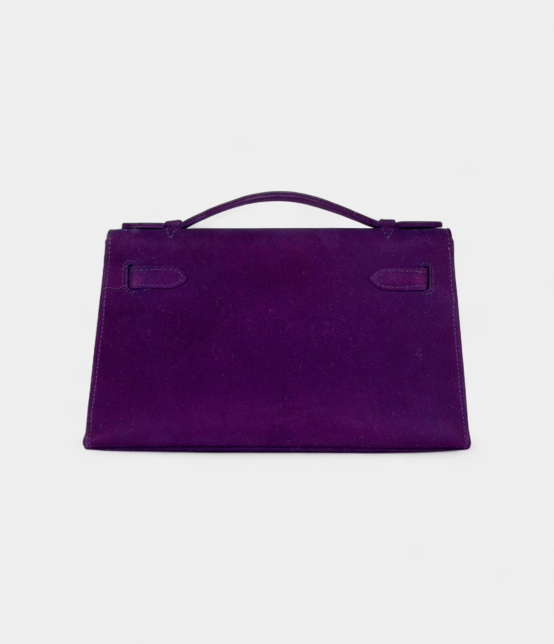 Hermès Kelly Pochette Violet Doblis Gold Hardware