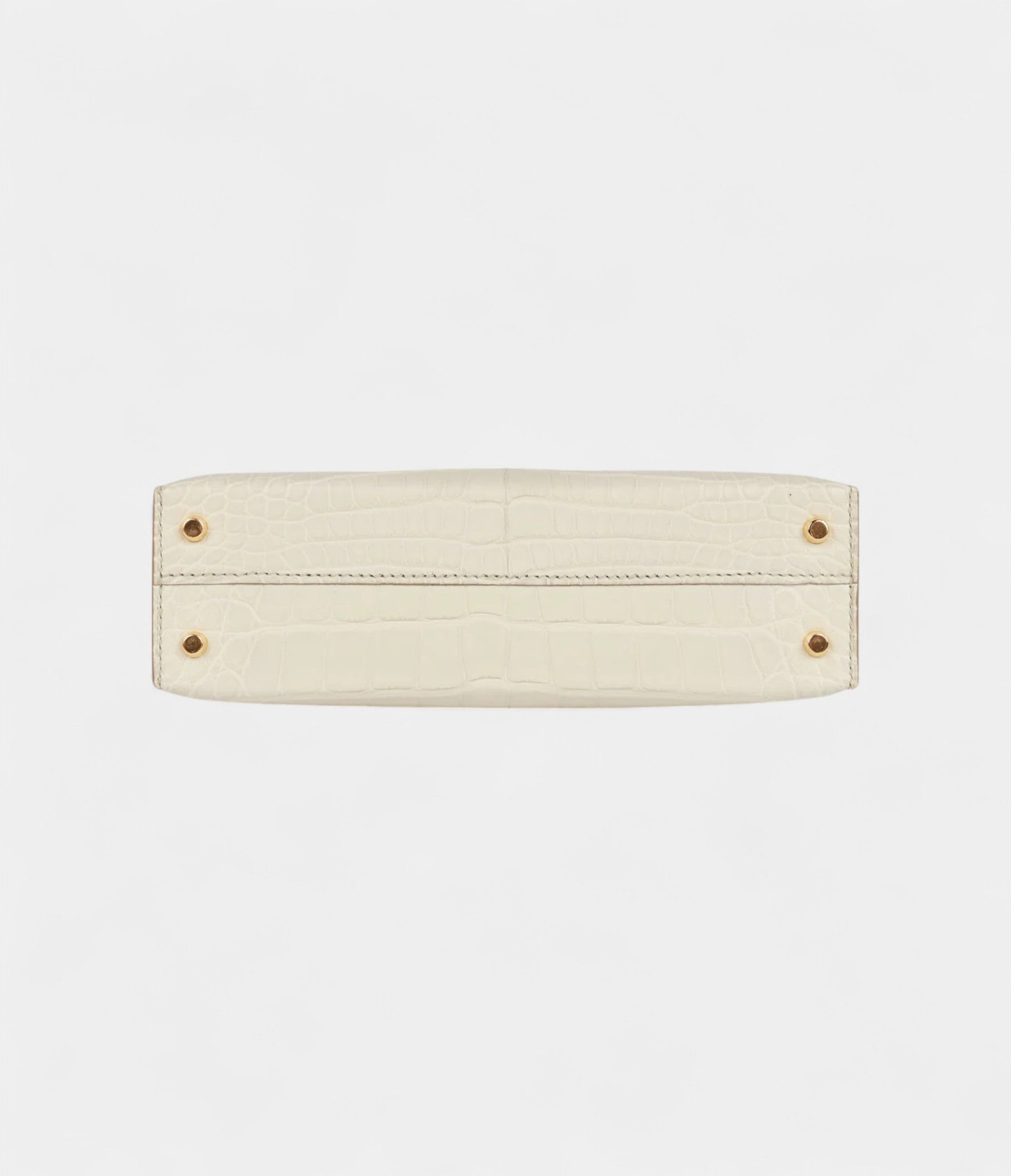 Hermès Kelly Sellier 20 Beton Matte Alligator Gold Hardware