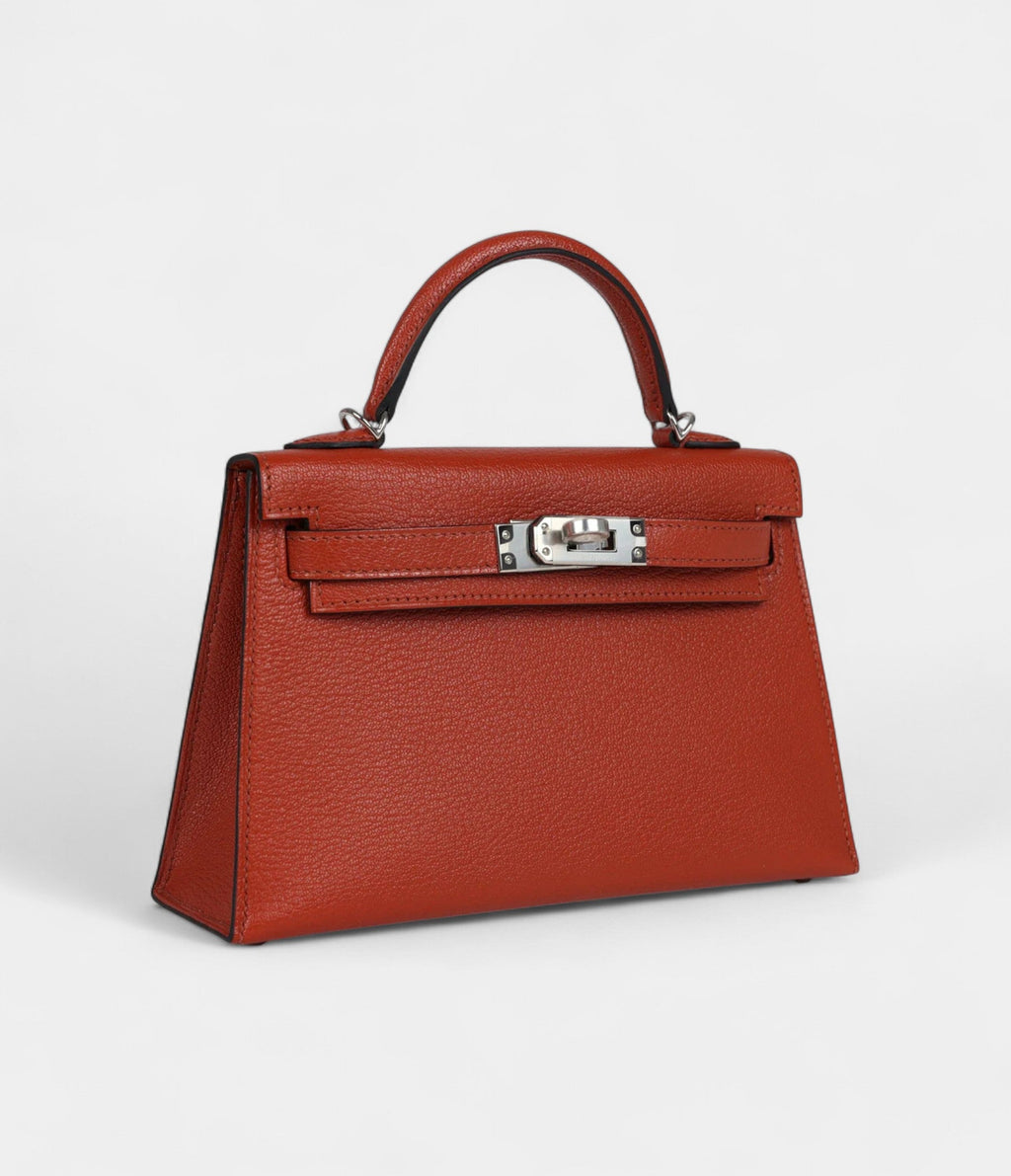 Hermès Kelly Sellier 20 Copper Goat Mysore Palladium Hardware
