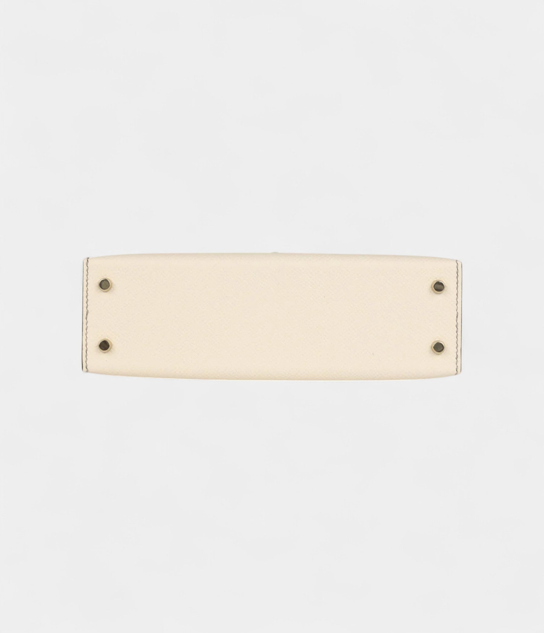 Hermès Kelly Sellier 20 Craie and Gris Asphalte Epsom Permabrass Hardware