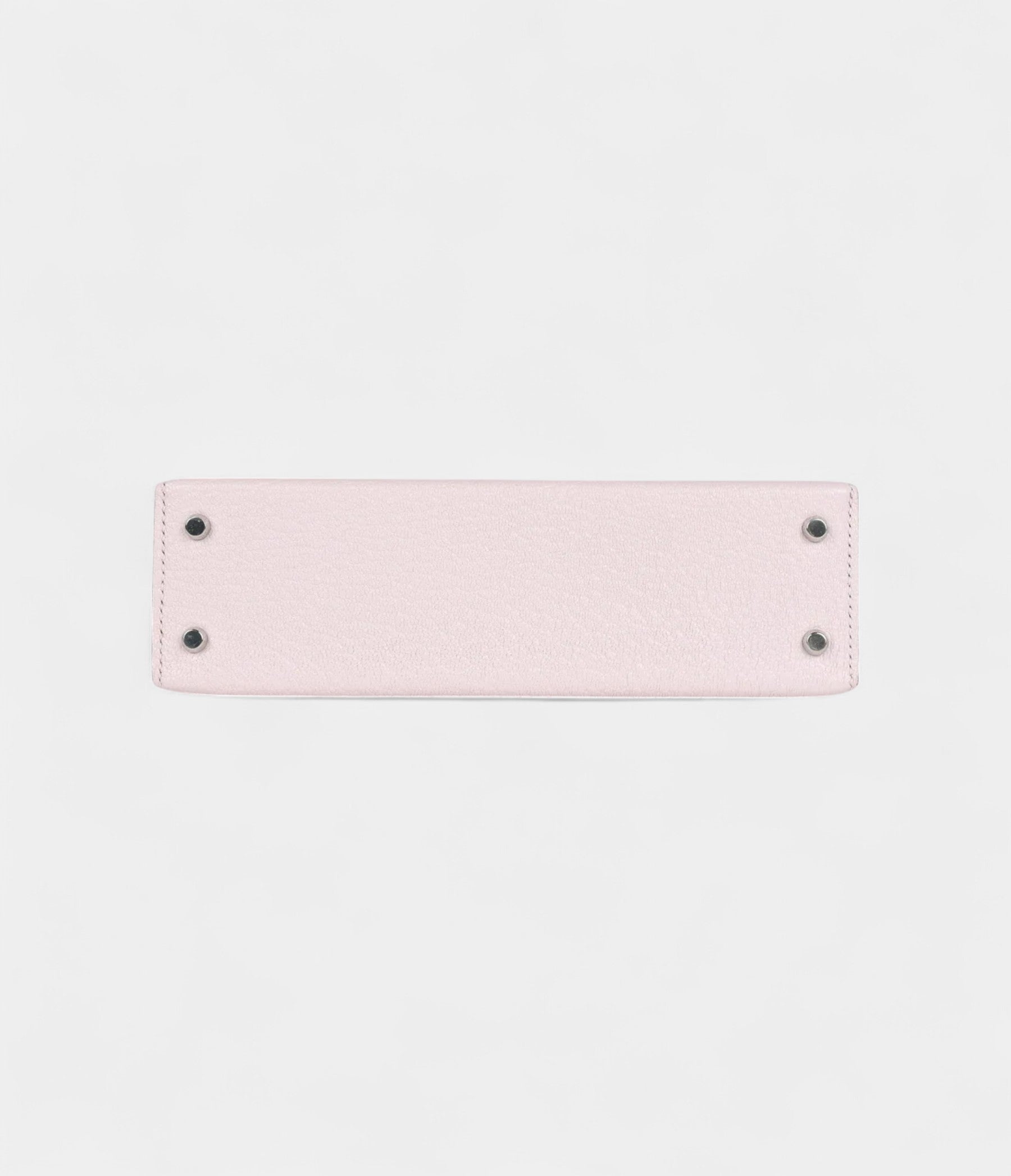 Hermès Kelly Sellier 20 Mauve Pale Chevre Palladium Hardware