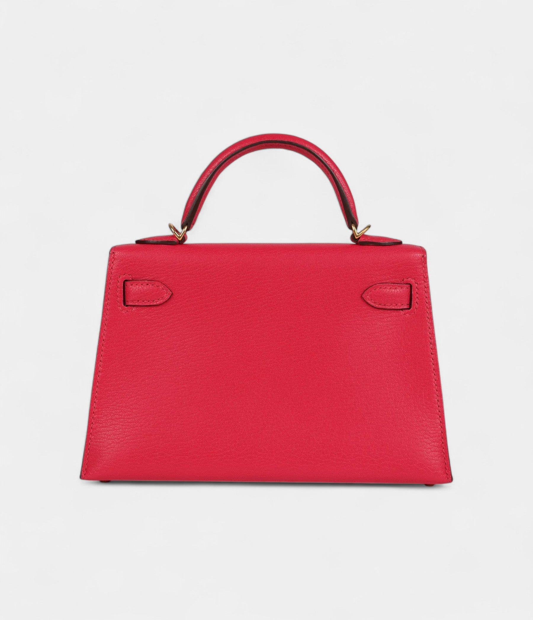 Hermès Kelly Sellier 20 Rose Extreme Chevre Gold Hardware
