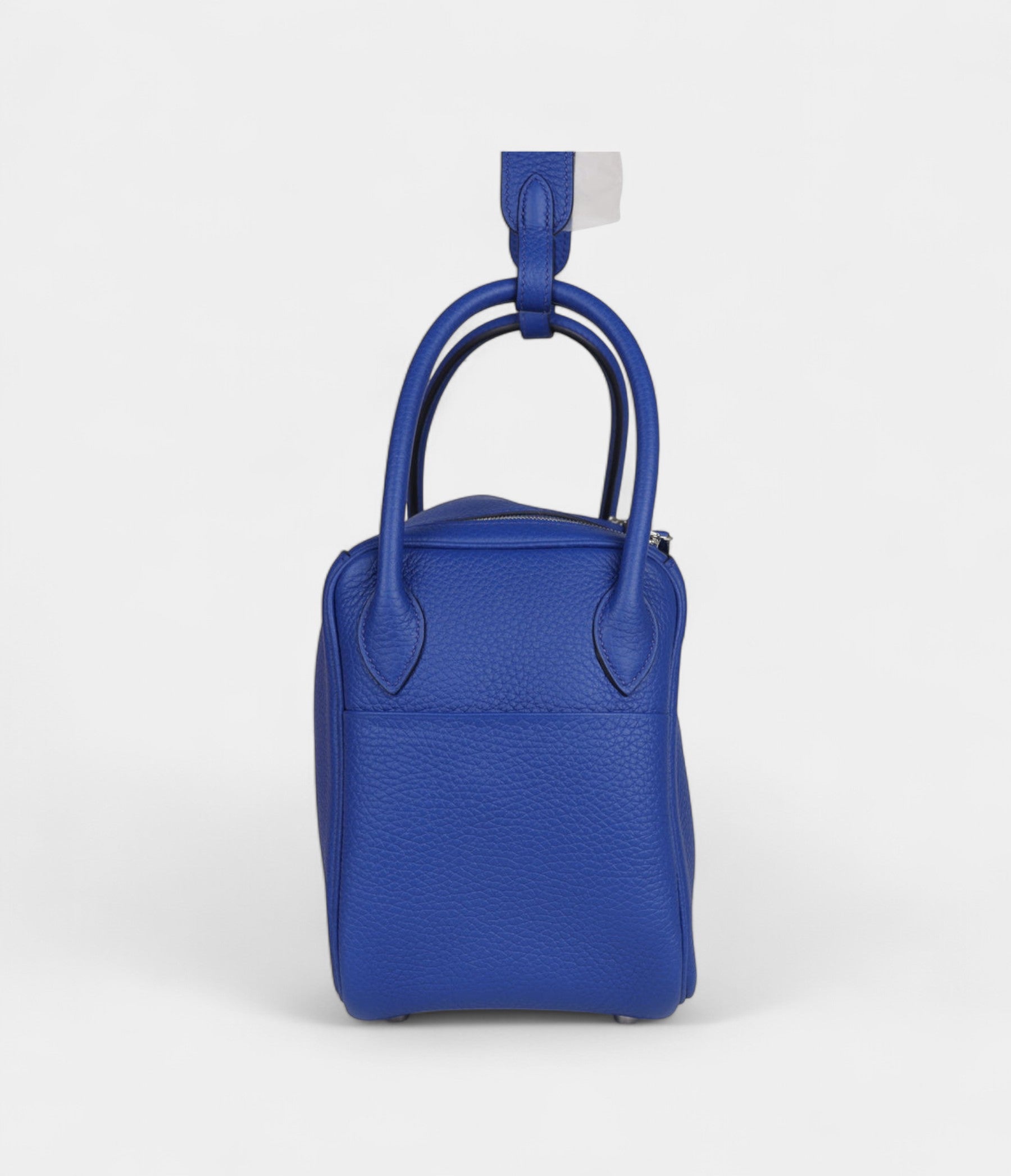 Hermès Lindy 26 Bleu Royal Clemence Palladium Hardware