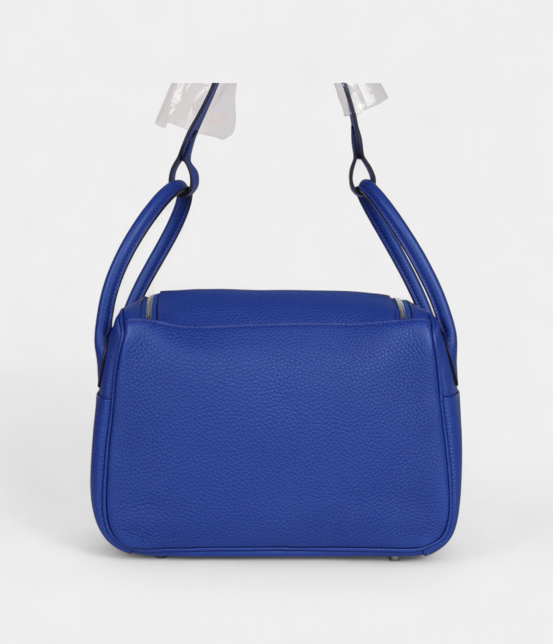 Hermès Lindy 26 Bleu Royal Clemence Palladium Hardware