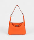 Hermès Lindy 26 Orange Minium Clemence Palladium Hardware