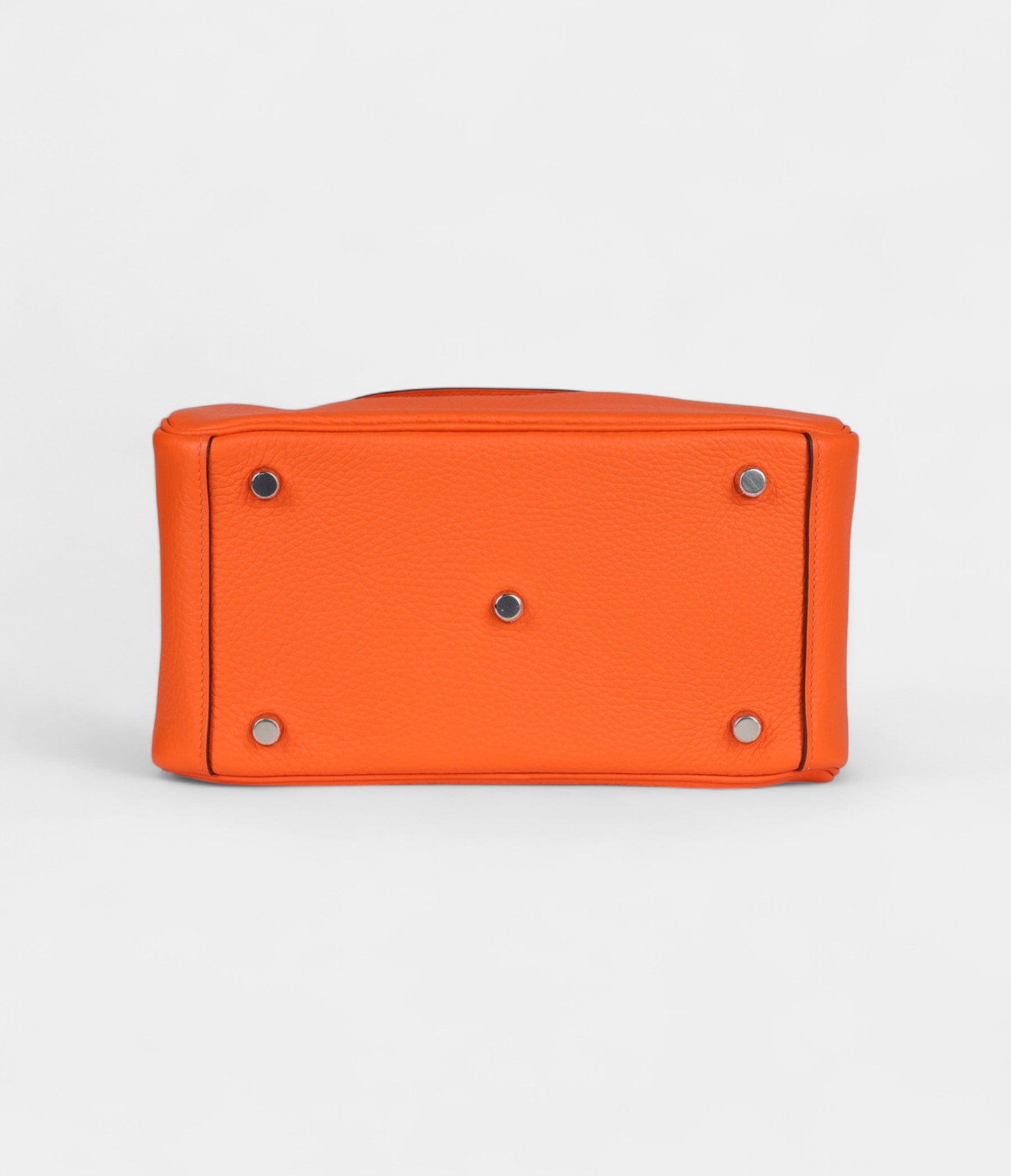 Hermès Lindy 26 Orange Minium Clemence Palladium Hardware