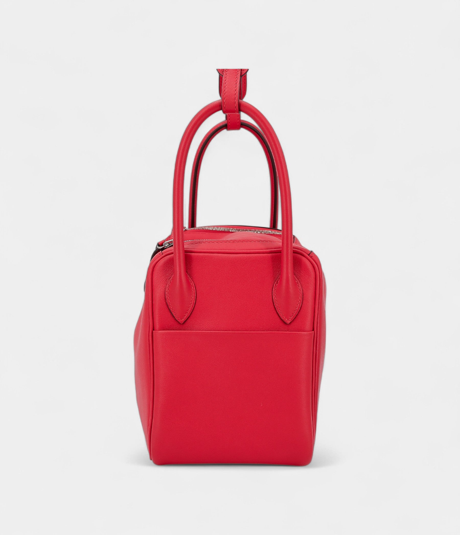 Hermès Lindy 26 Red Heart and Red Chili Swift Leather With Palladium Hardware