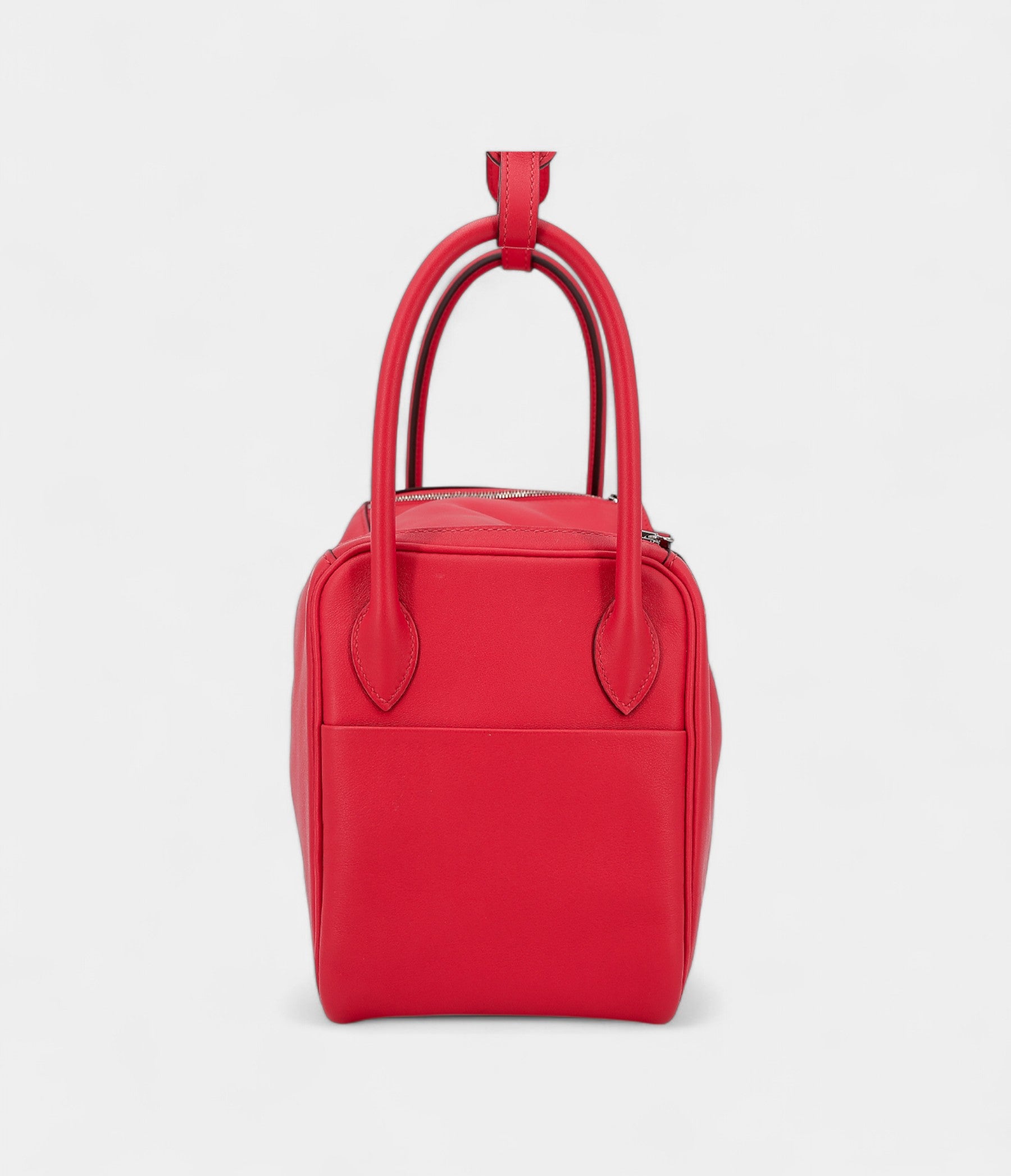 Hermès Lindy 26 Red Heart and Red Chili Swift Leather With Palladium Hardware