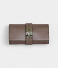 Hermès Médor Leather Purple Clutch Bag