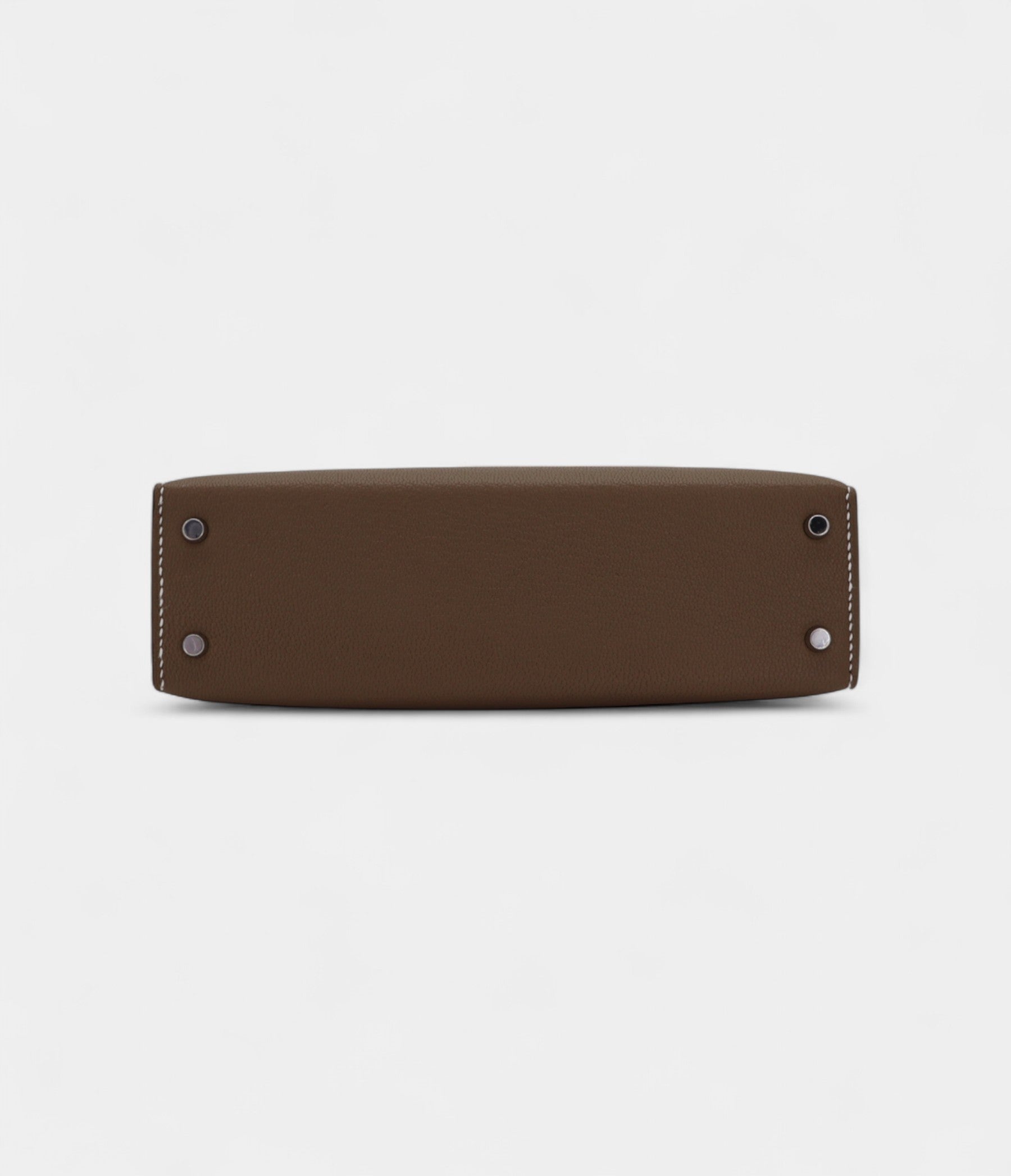 Hermès Mini Kelly II HSS Etoupe/White Chèvre Palladium Hardware