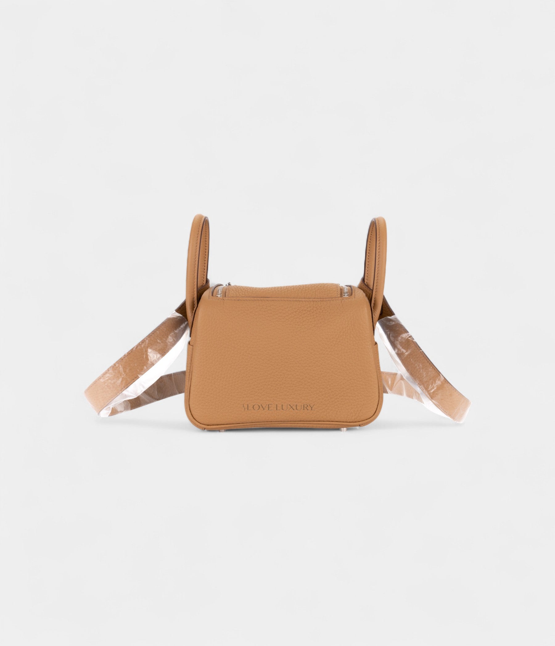 Hermès Mini Lindy Biscuit Clemence Palladium Hardware