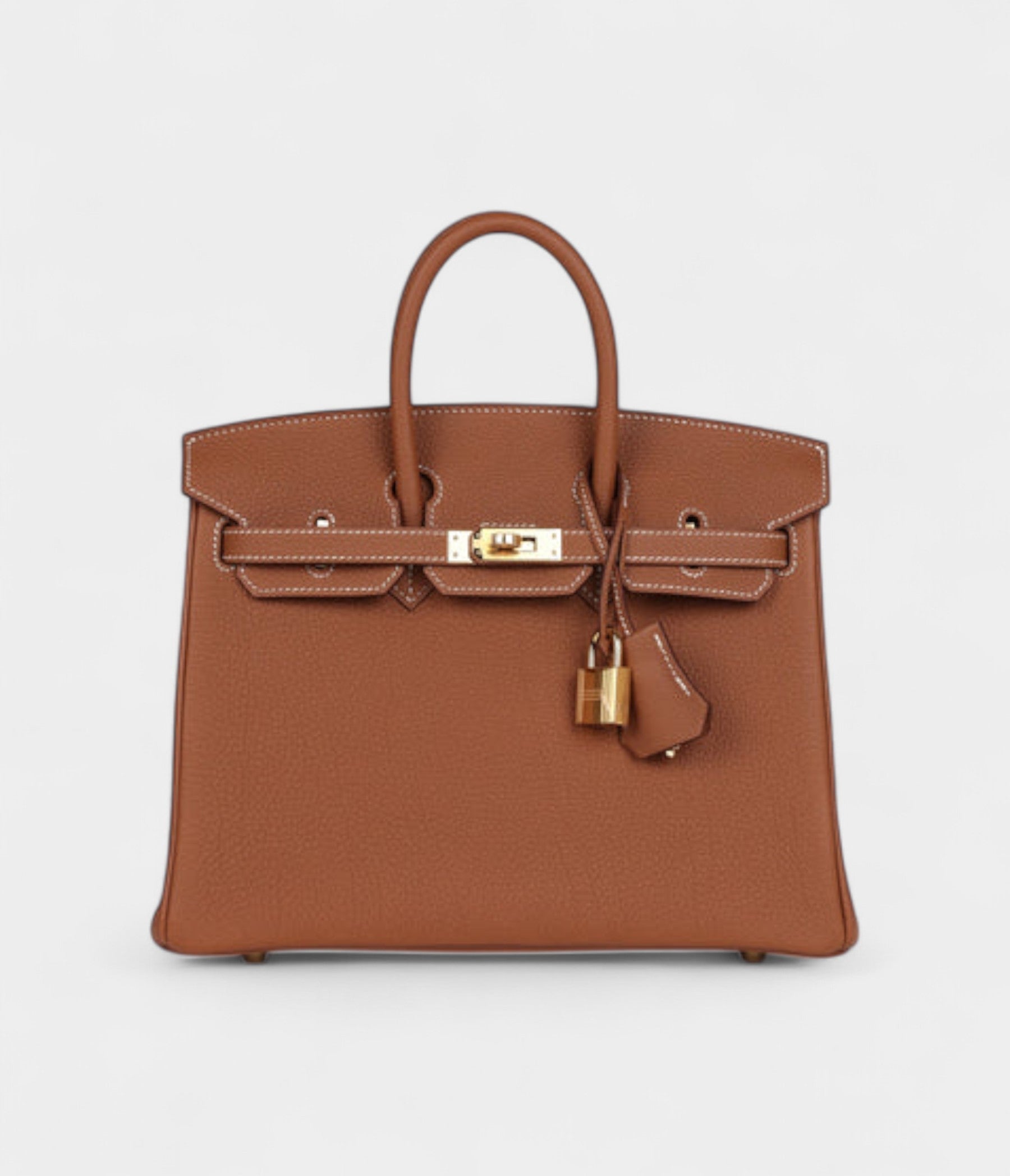 Hermès Mini Lindy Gold Clemence Gold Hardware