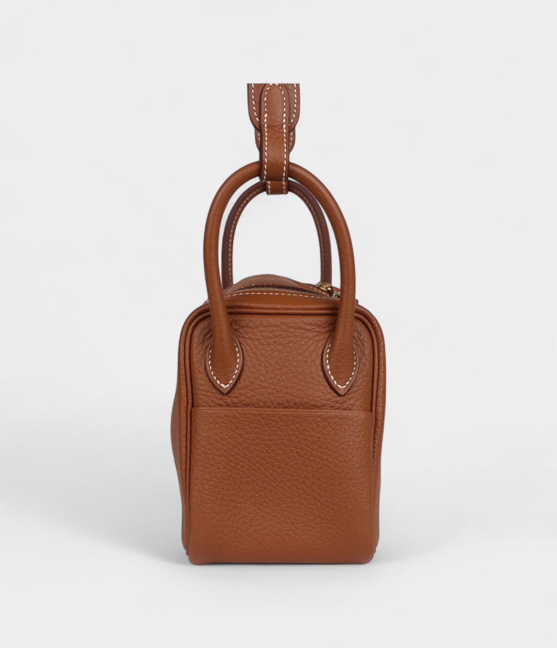 Hermès Mini Lindy Gold Clemence Gold Hardware