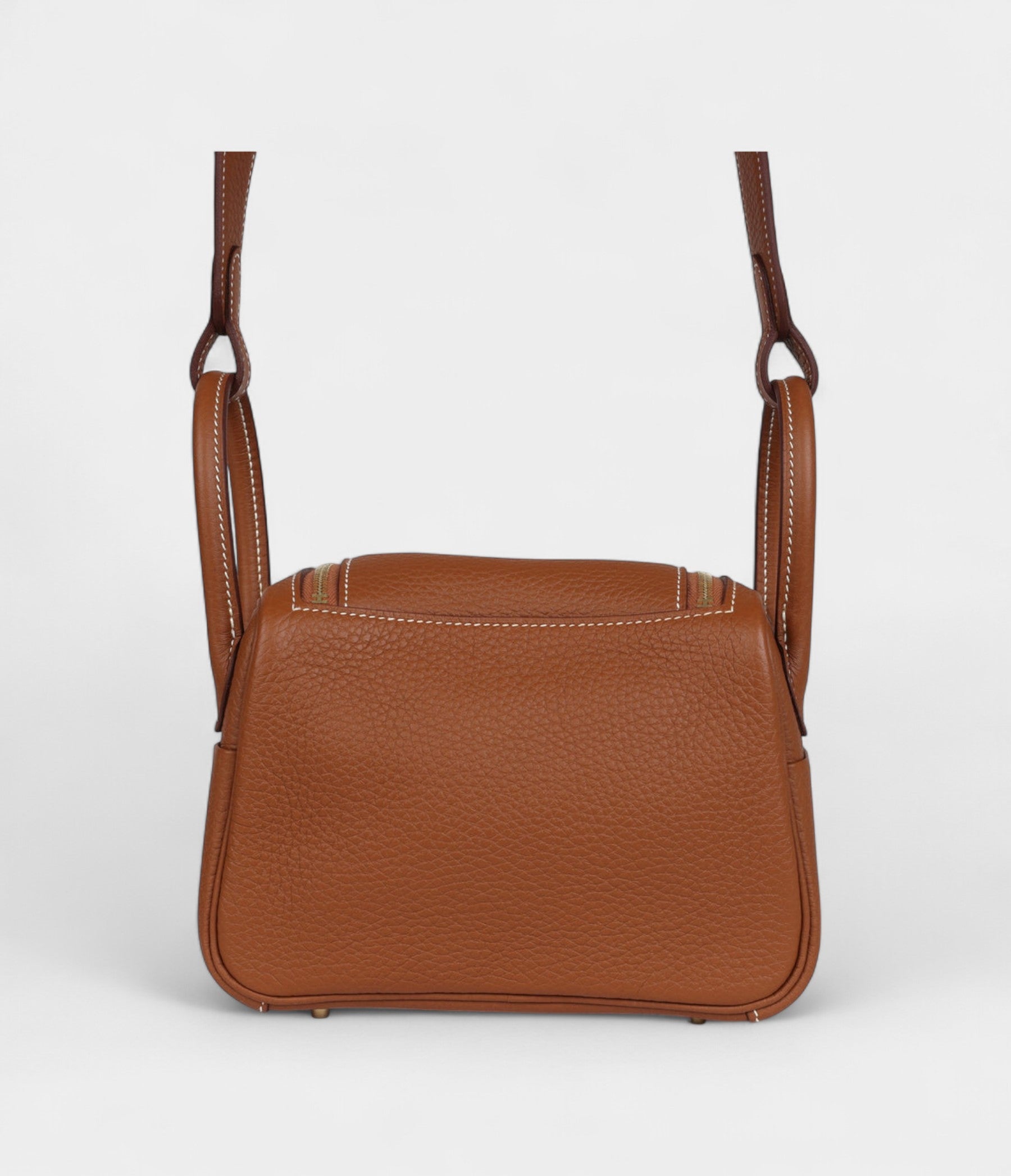 Hermès Mini Lindy Gold Clemence Gold Hardware