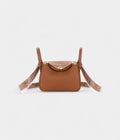Hermès Mini Lindy Gold Clemence Hardware