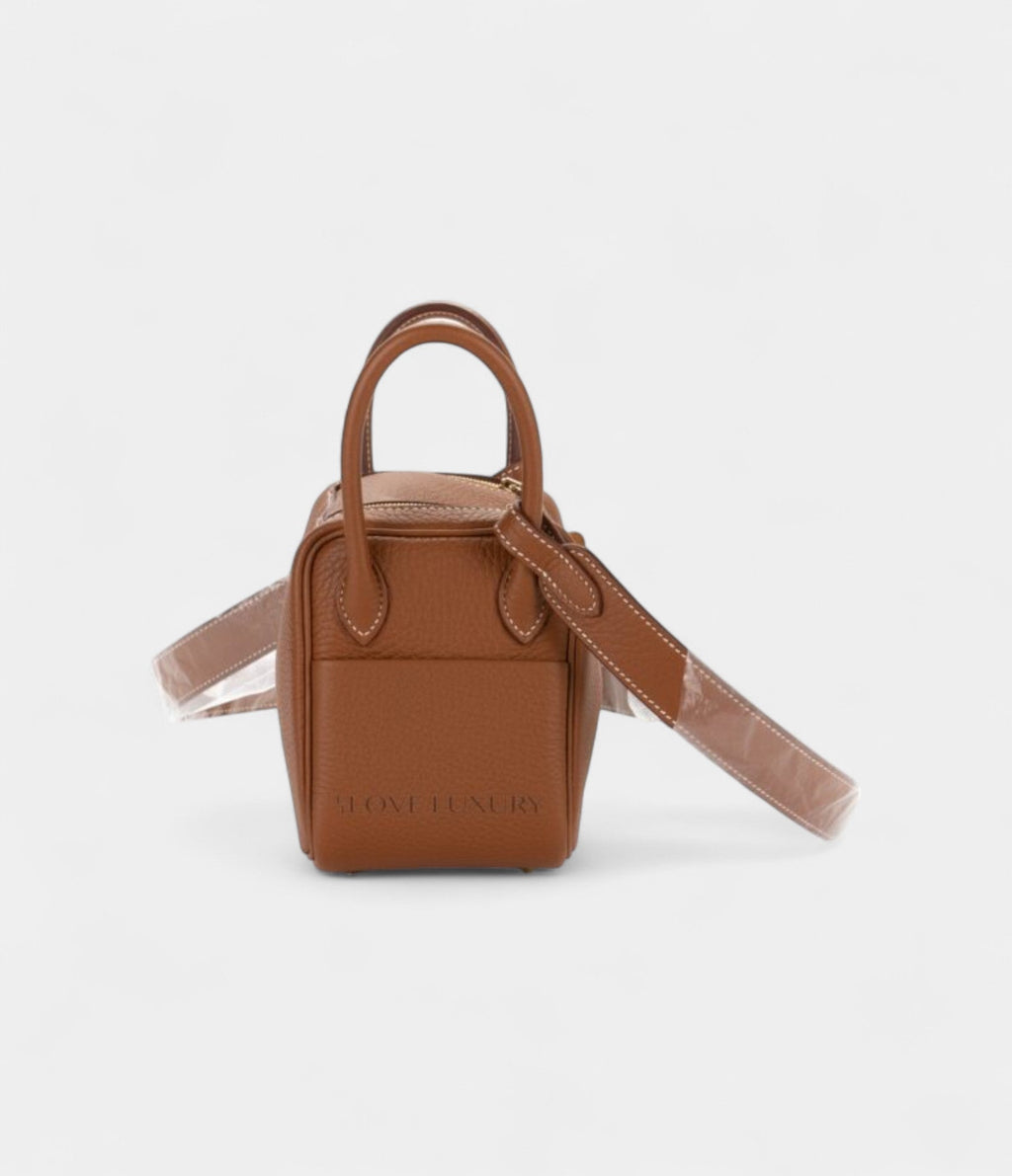 Hermès Mini Lindy Gold Clemence Hardware