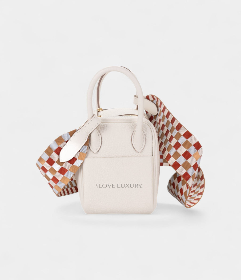 Hermès Mini Lindy Mushroom Clemence Gold Hardware