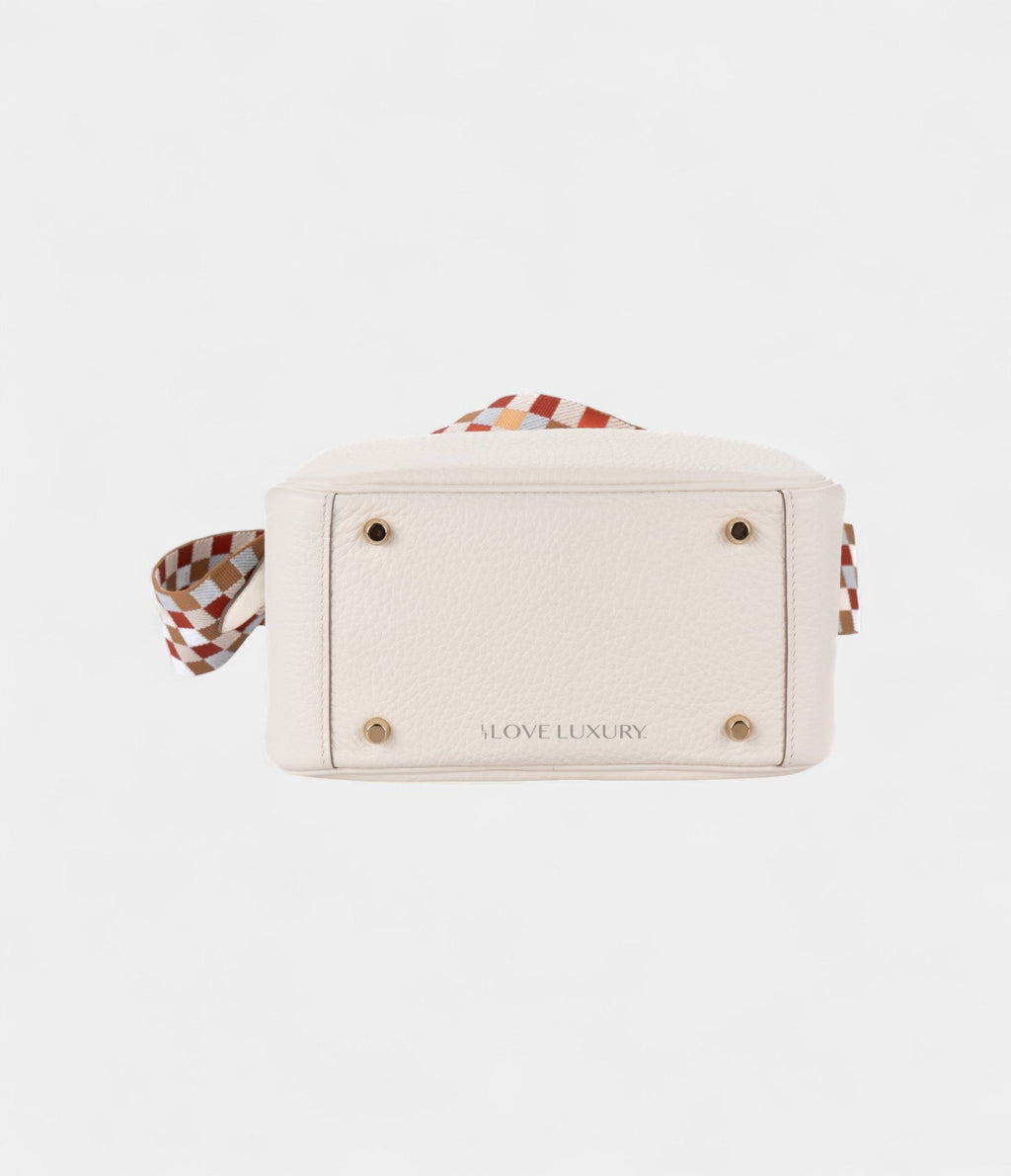 Hermès Mini Lindy Mushroom Clemence Gold Hardware