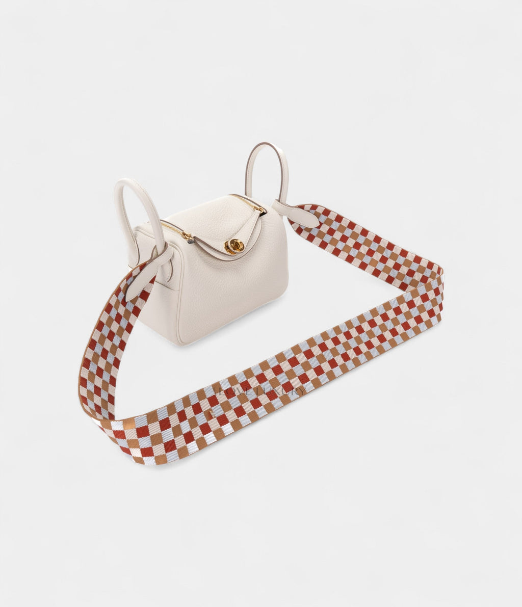 Hermès Mini Lindy Mushroom Clemence Gold Hardware