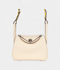 Hermès Mini Lindy Nata Clemence Gold Hardware