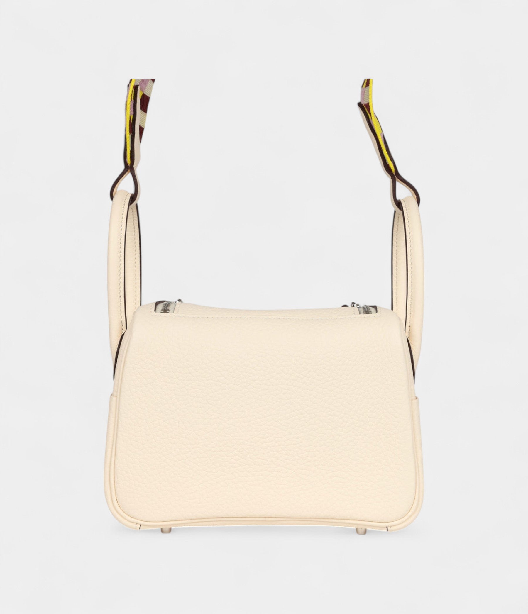Hermès Mini Lindy Nata Clemence Gold Hardware
