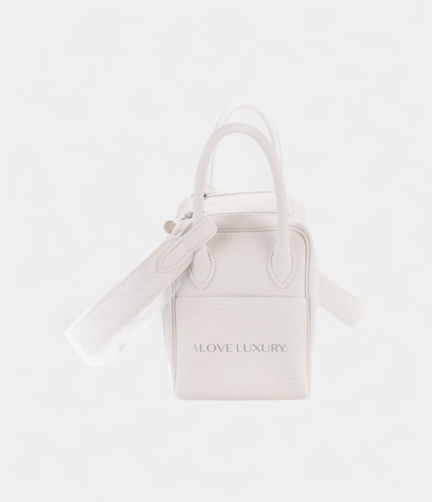 Hermès Mini Lindy New White Clemence Palladium Hardware