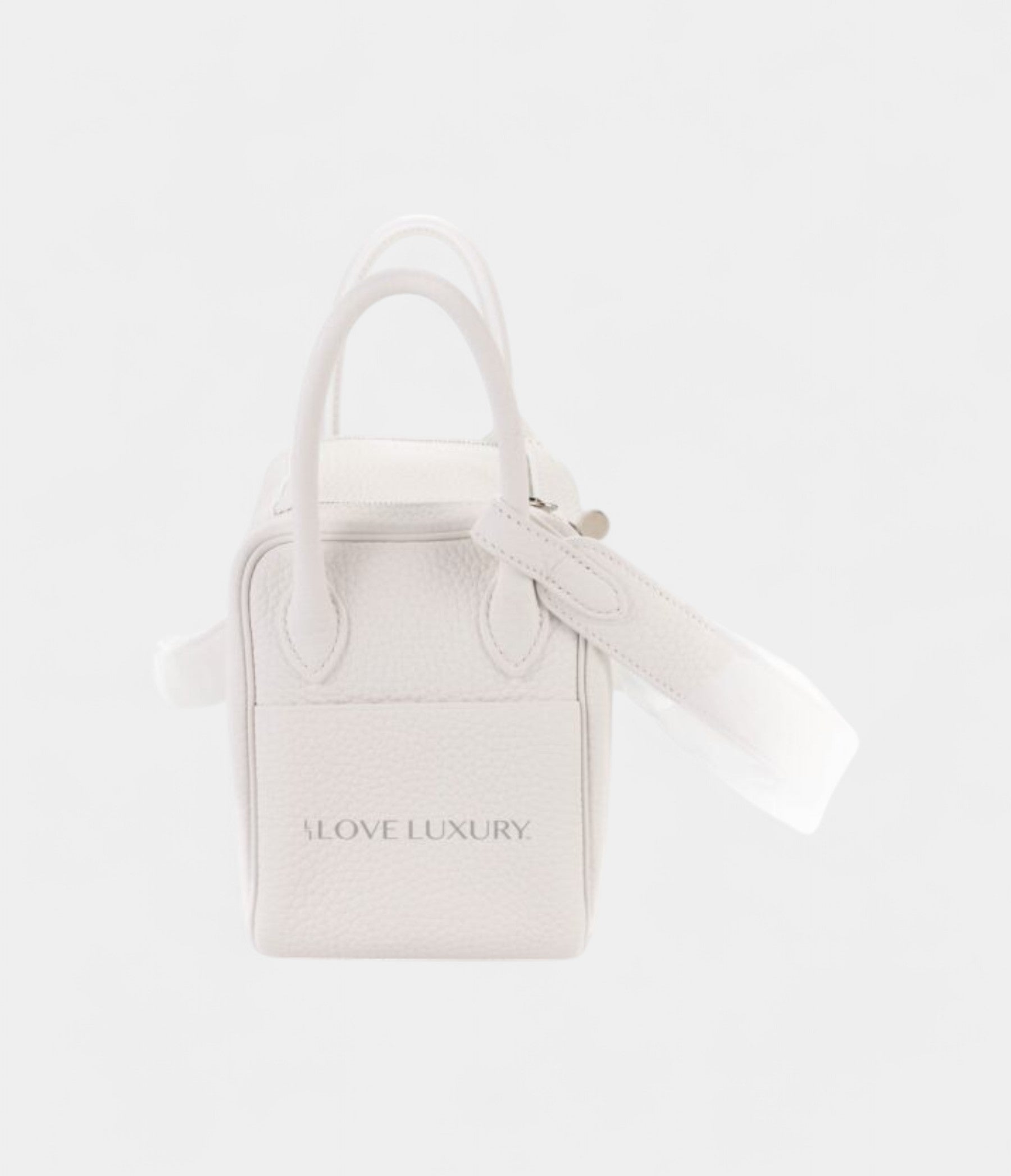 Hermès Mini Lindy New White Clemence Palladium Hardware