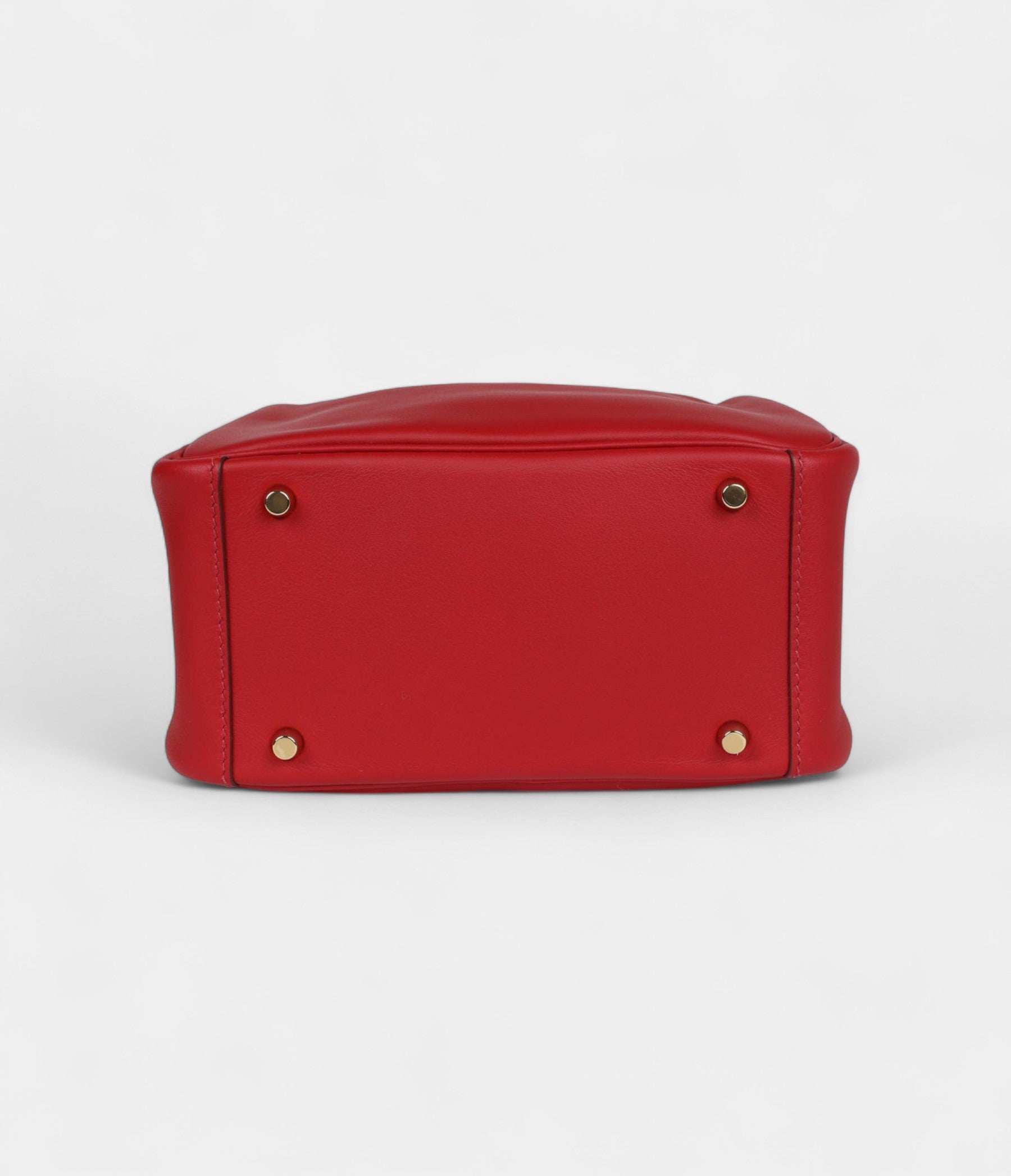 Hermès Mini Lindy Rouge Casaque Swift Gold Hardware
