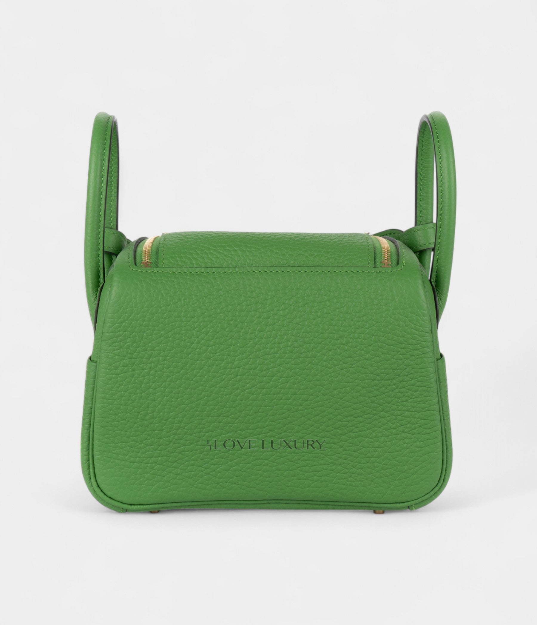 Hermès Mini Lindy Yucca Green Clemence Gold Hardware