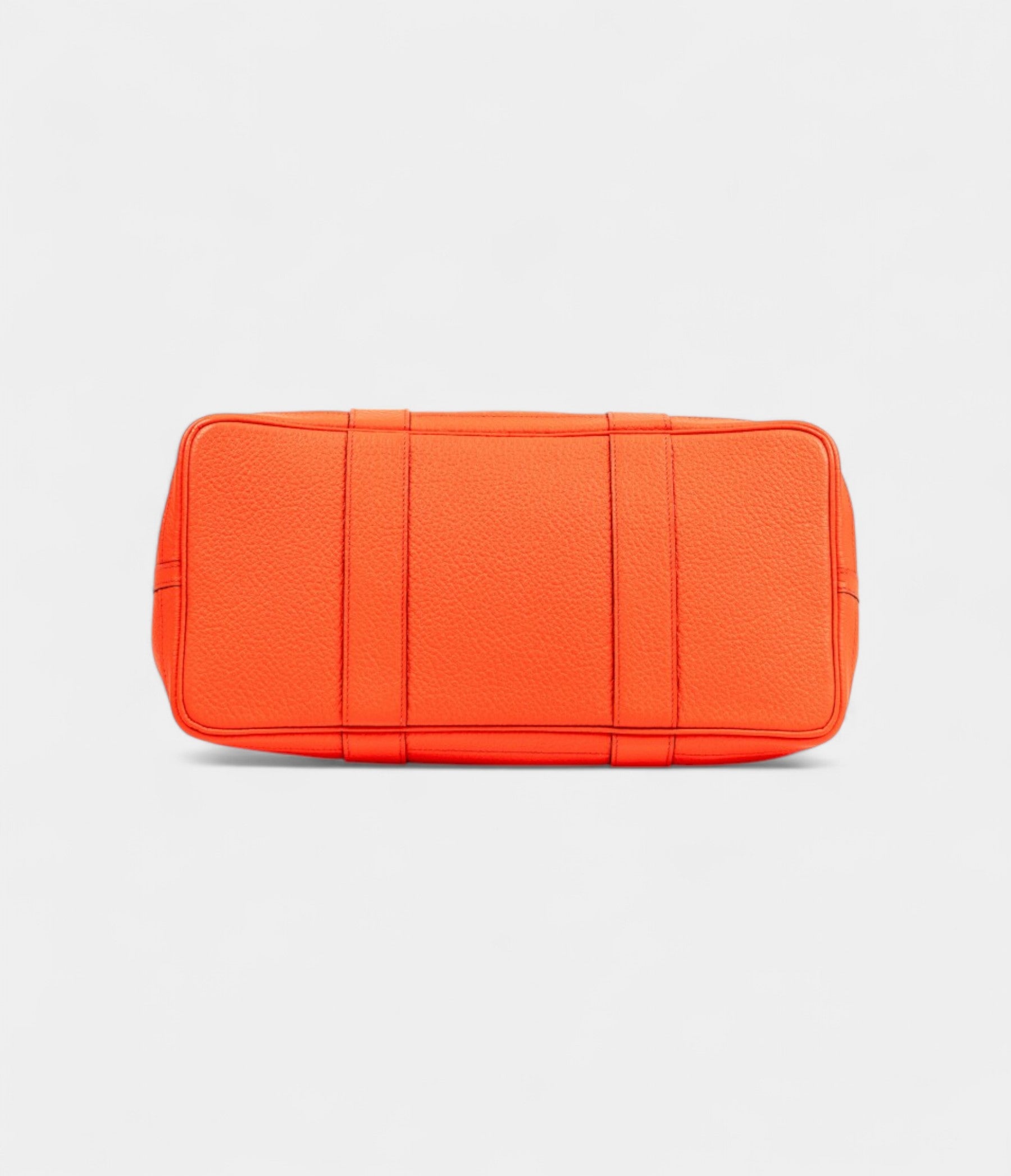 Hermès Orange Clémence Garden Party 36 Palladium Hardware