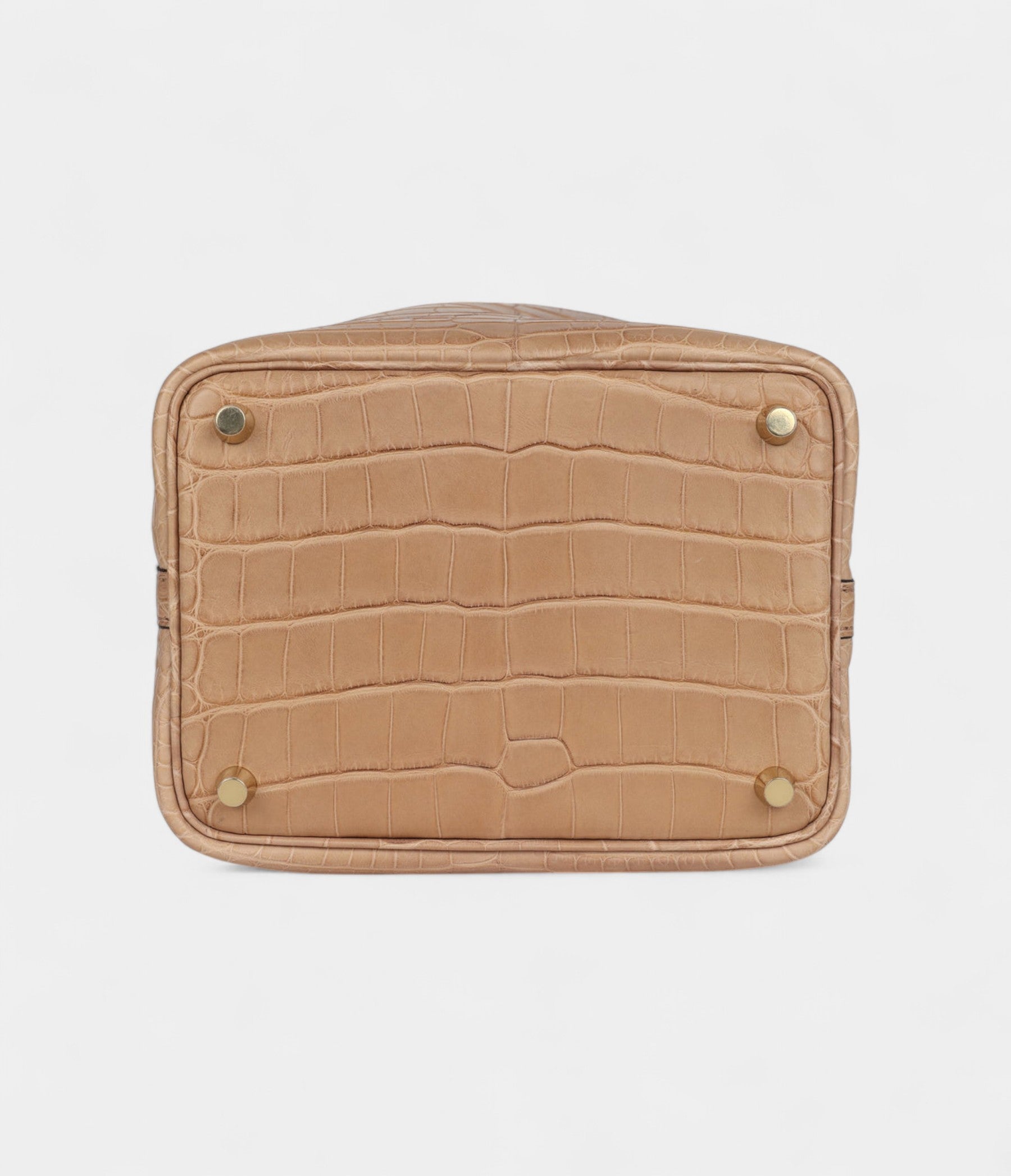 Hermès Picotin Lock 18 Chai Matte Alligator Gold Hardware