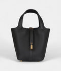Hermès Picotin Lock 18 Dark Bronze Clemence Gold Hardware