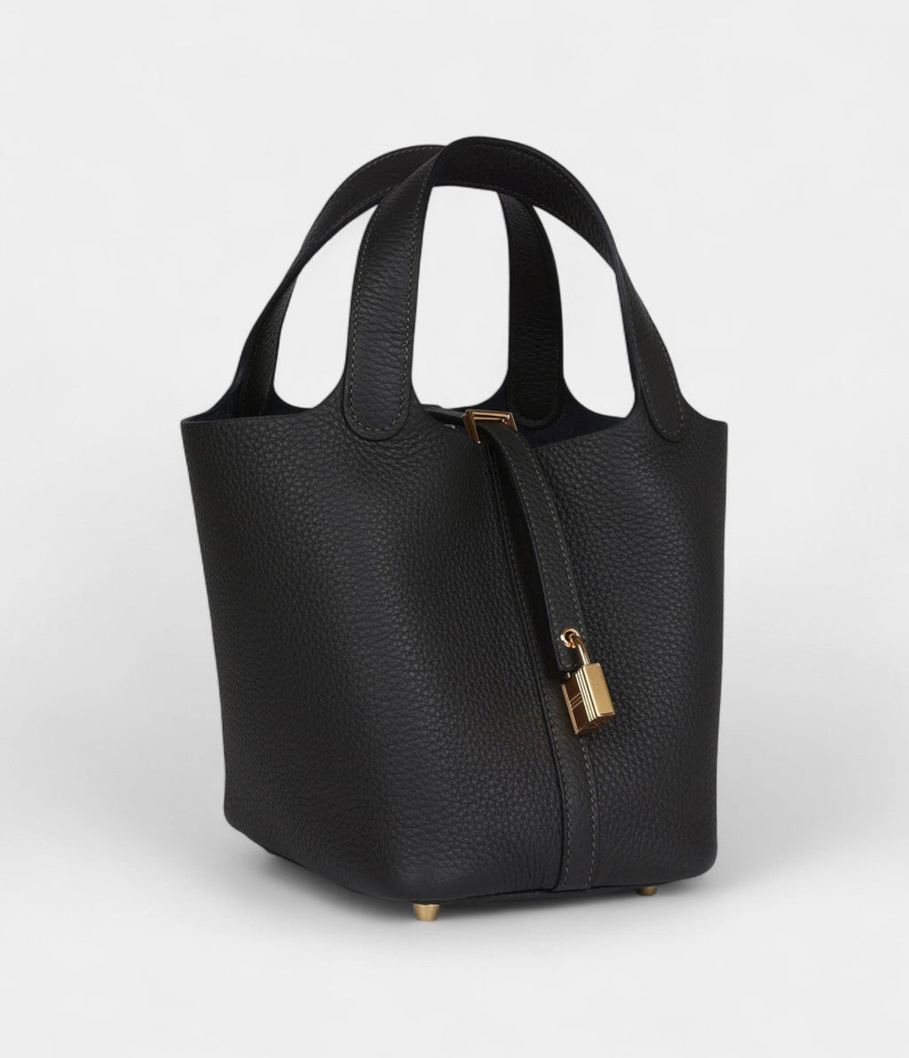 Hermès Picotin Lock 18 Dark Bronze Clemence Gold Hardware